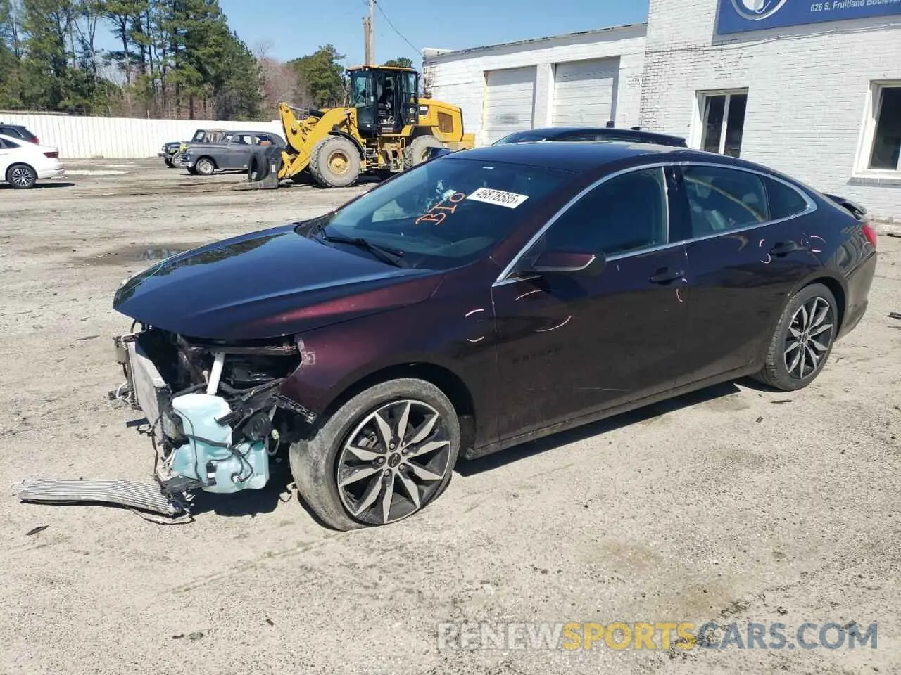 1 fotografías del automóvil dañado 1G1ZG5ST5MF011420 CHEVROLET MALIBU 2021