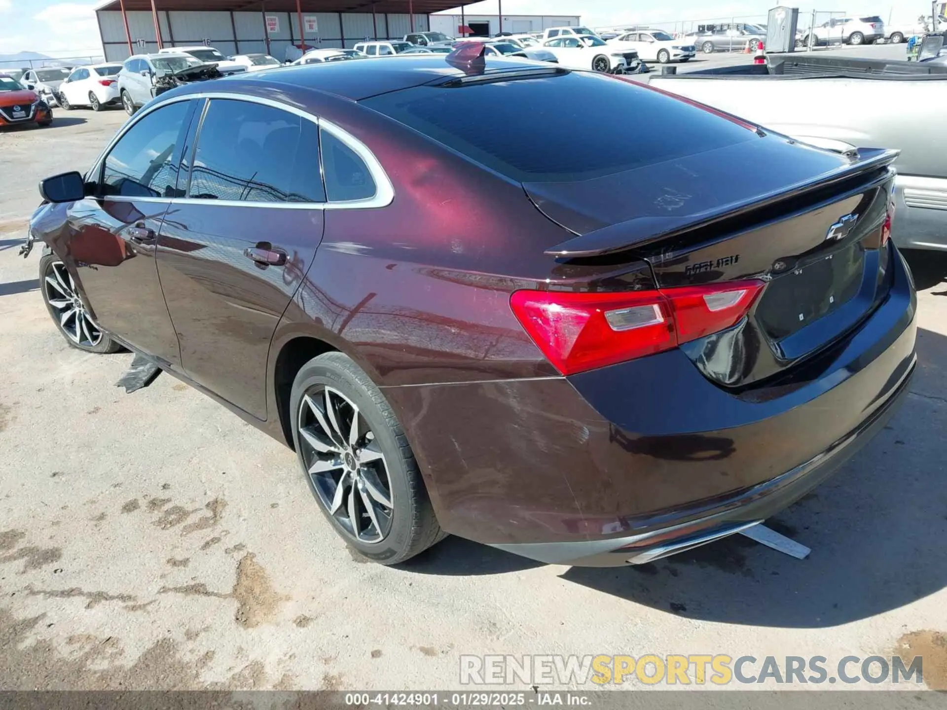 3 fotografías del automóvil dañado 1G1ZG5ST5MF060231 CHEVROLET MALIBU 2021