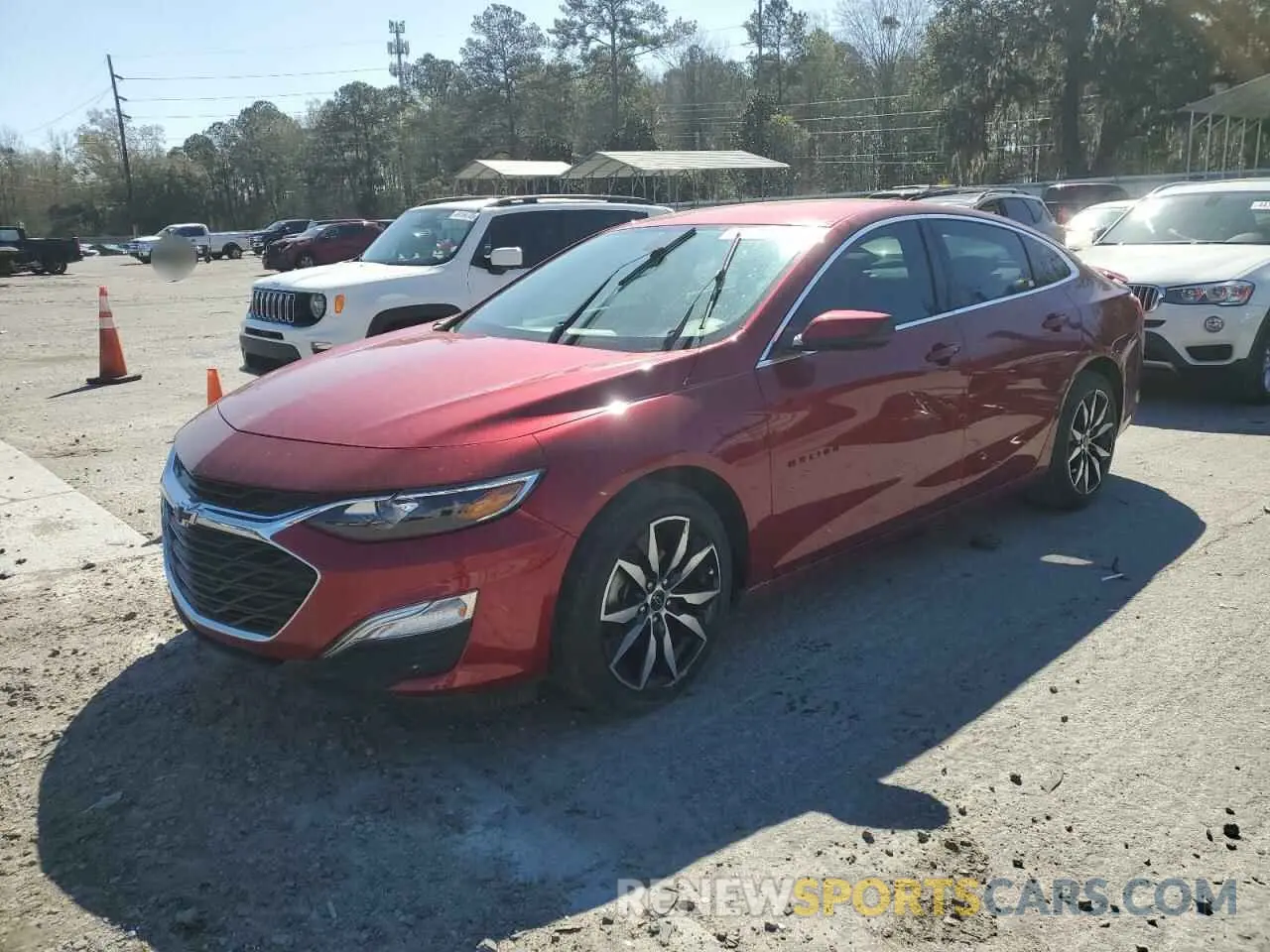 1 fotografías del automóvil dañado 1G1ZG5ST6MF028243 CHEVROLET MALIBU 2021