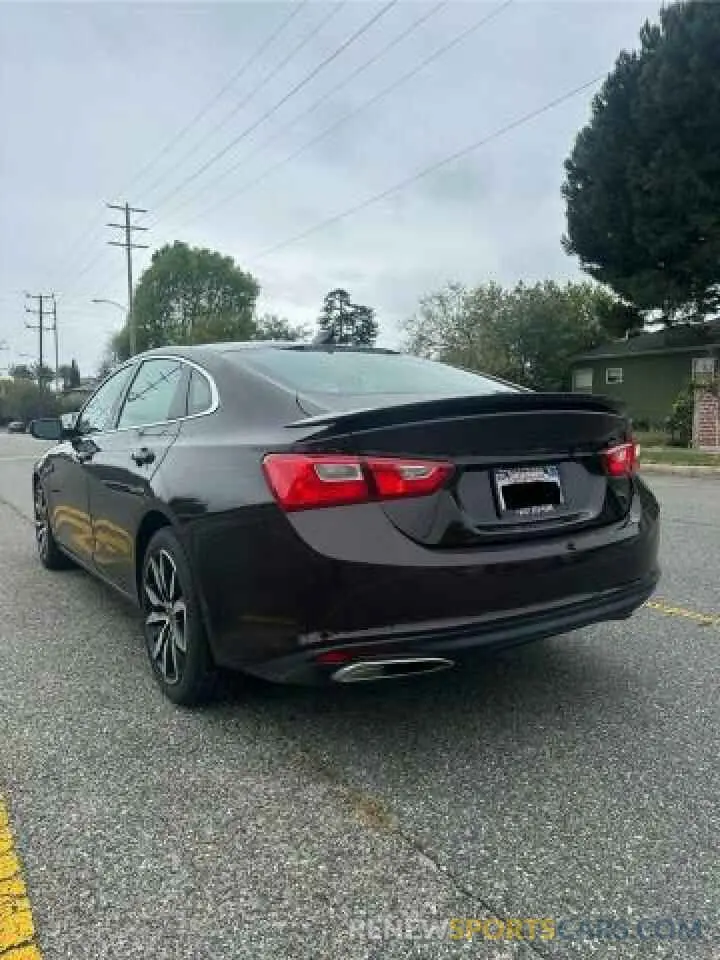 4 fotografías del automóvil dañado 1G1ZG5ST6MF082755 CHEVROLET MALIBU 2021