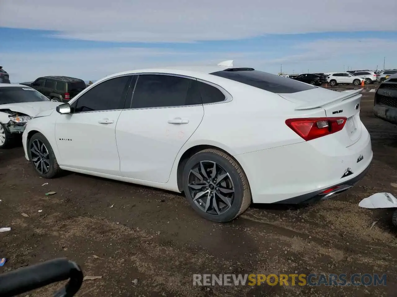 2 fotografías del automóvil dañado 1G1ZG5ST7MF064457 CHEVROLET MALIBU 2021