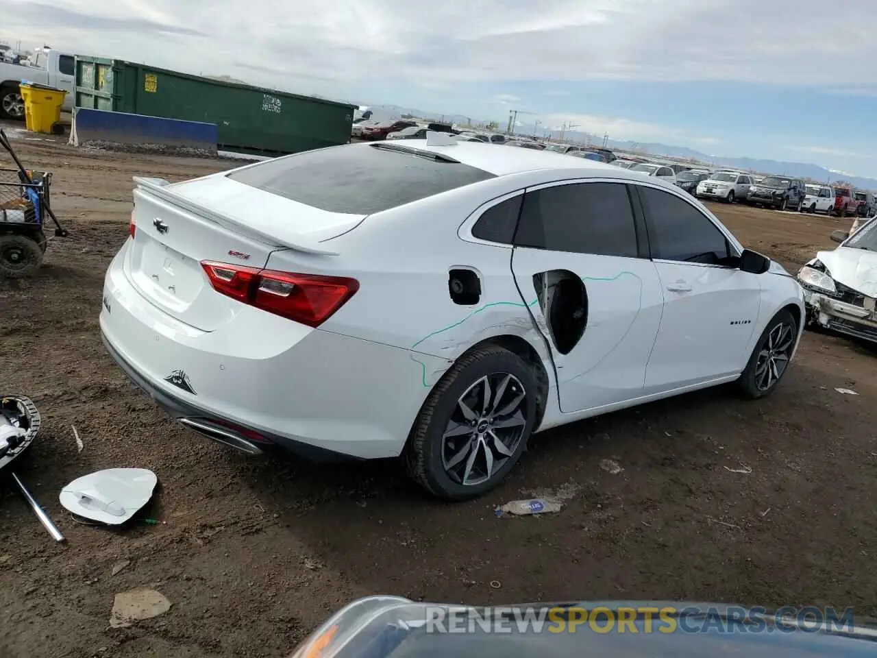 3 fotografías del automóvil dañado 1G1ZG5ST7MF064457 CHEVROLET MALIBU 2021