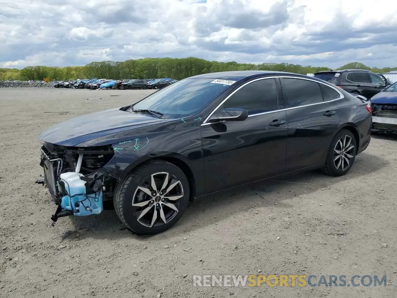 1 fotografías del automóvil dañado 1G1ZG5ST7MF065608 CHEVROLET MALIBU 2021