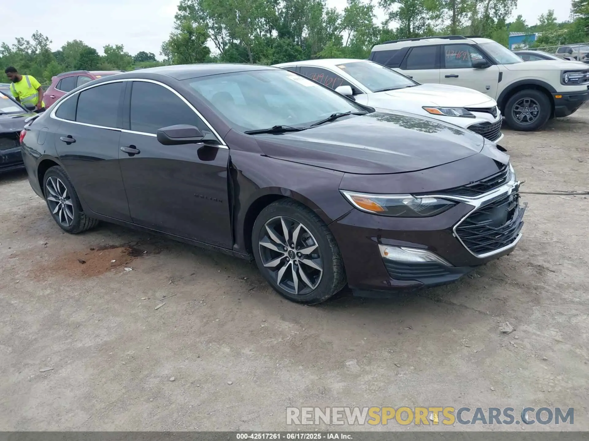 1 fotografías del automóvil dañado 1G1ZG5ST8MF030642 CHEVROLET MALIBU 2021