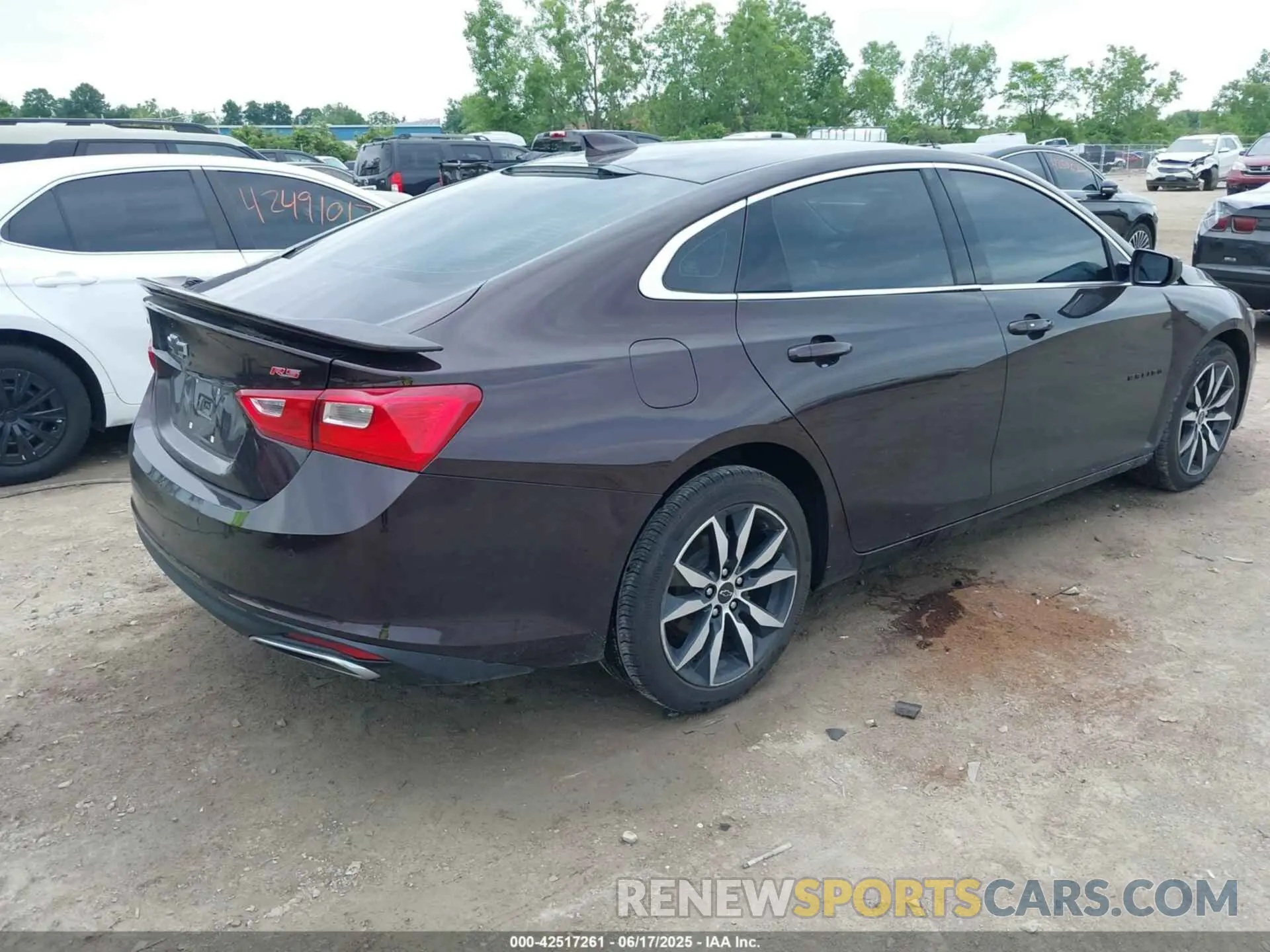 4 fotografías del automóvil dañado 1G1ZG5ST8MF030642 CHEVROLET MALIBU 2021