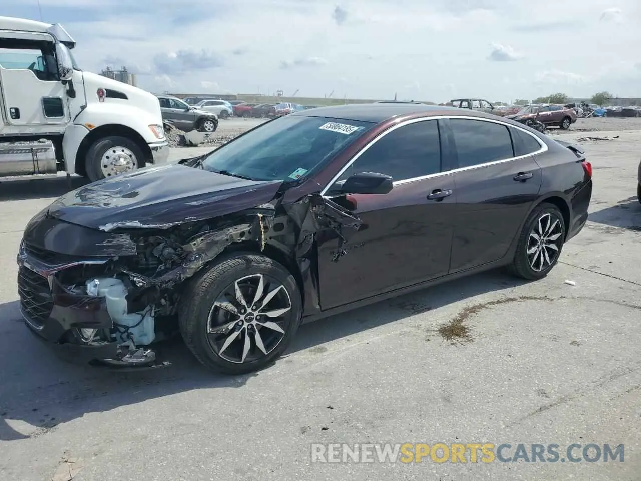 1 fotografías del automóvil dañado 1G1ZG5STXMF013017 CHEVROLET MALIBU 2021