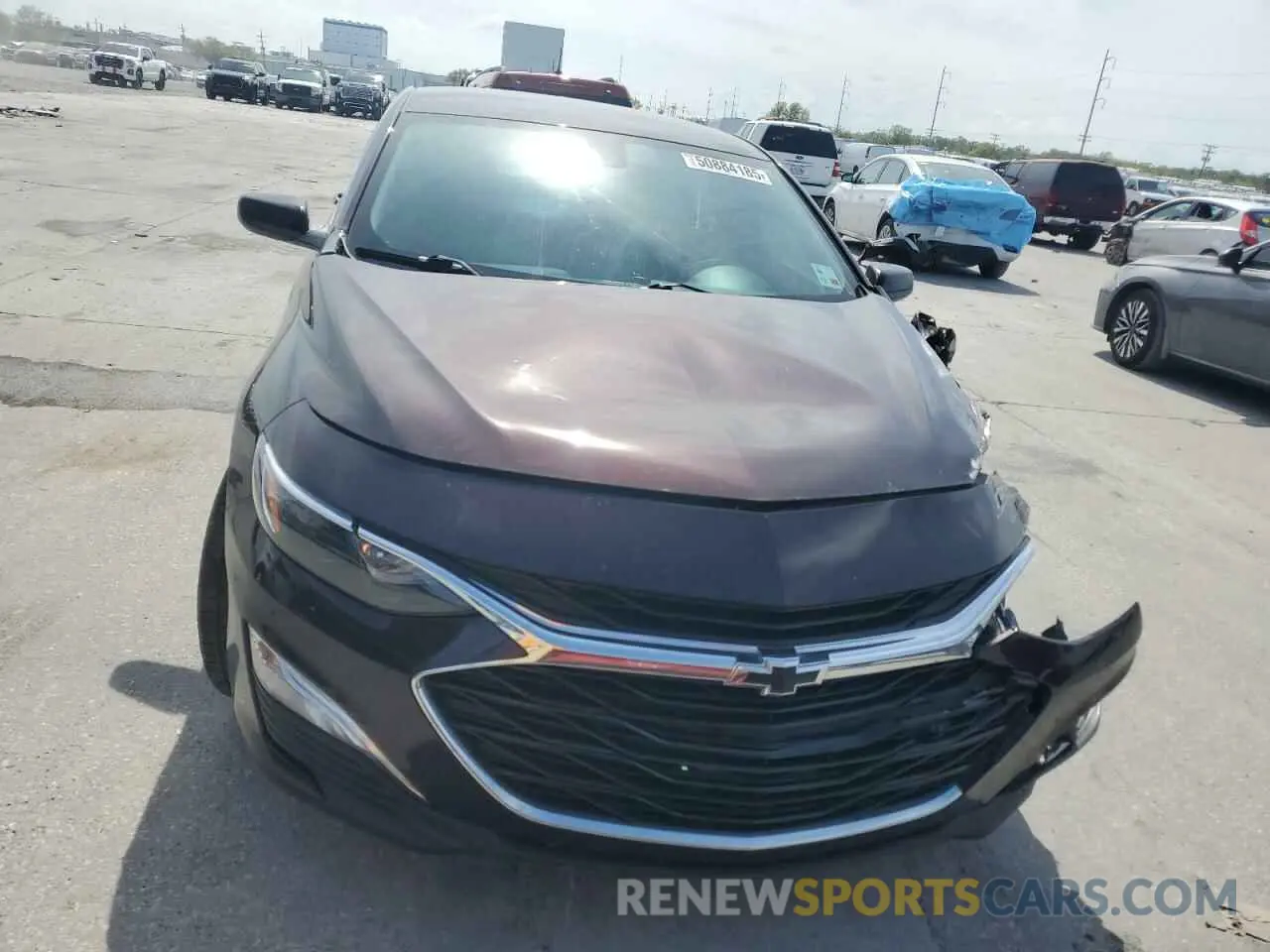 5 fotografías del automóvil dañado 1G1ZG5STXMF013017 CHEVROLET MALIBU 2021