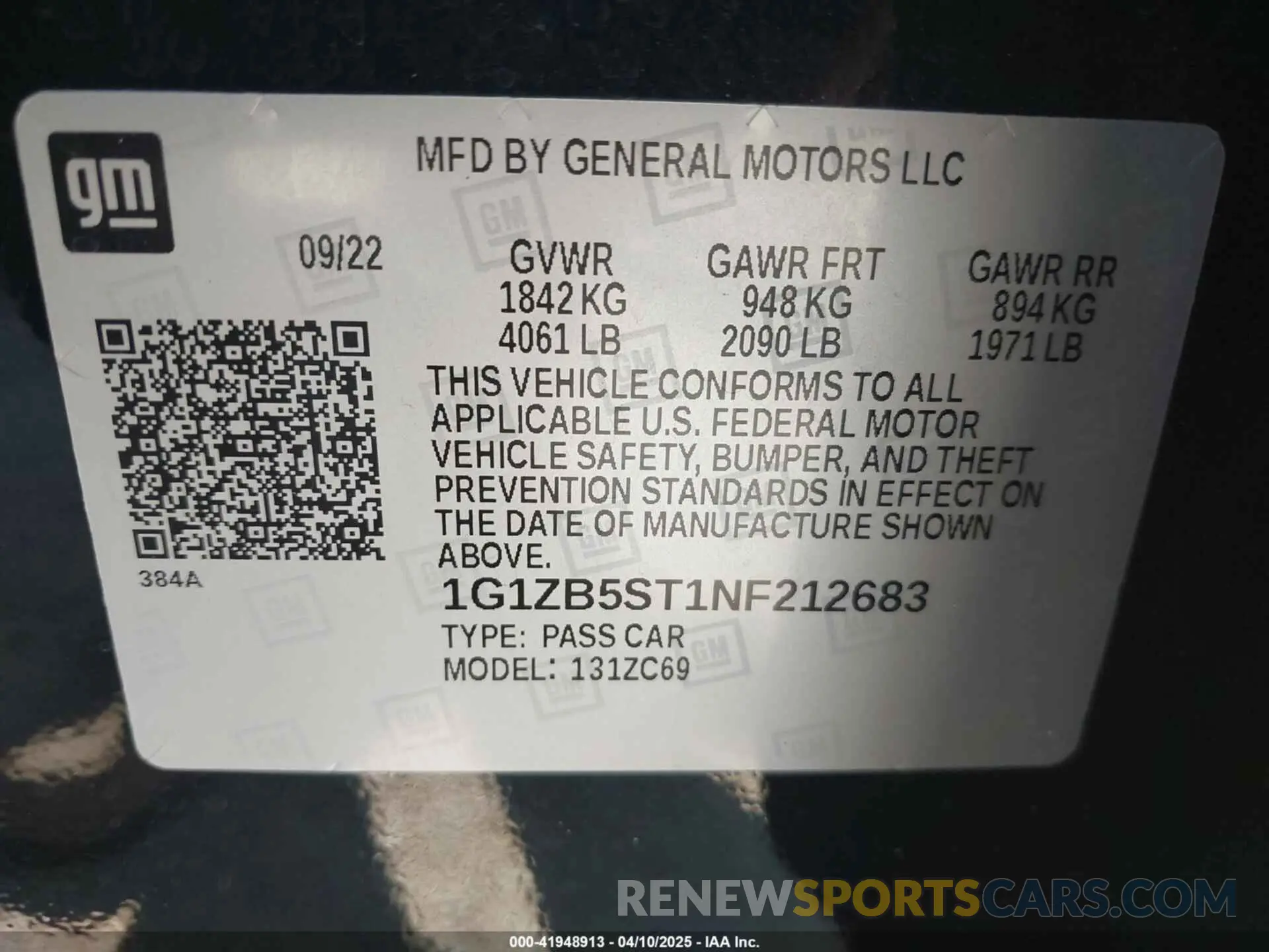 9 fotografías del automóvil dañado 1G1ZB5ST1NF212683 CHEVROLET MALIBU 2022