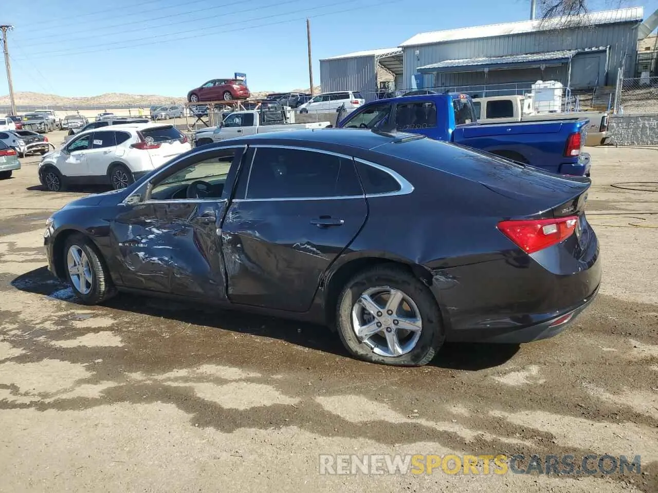 2 fotografías del automóvil dañado 1G1ZB5ST3NF190282 CHEVROLET MALIBU 2022