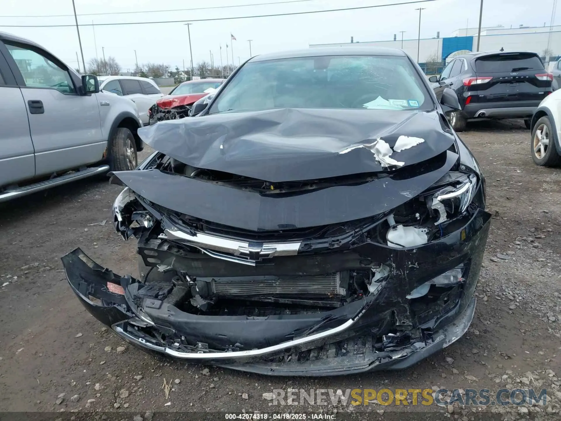 12 fotografías del automóvil dañado 1G1ZB5ST3NF211678 CHEVROLET MALIBU 2022