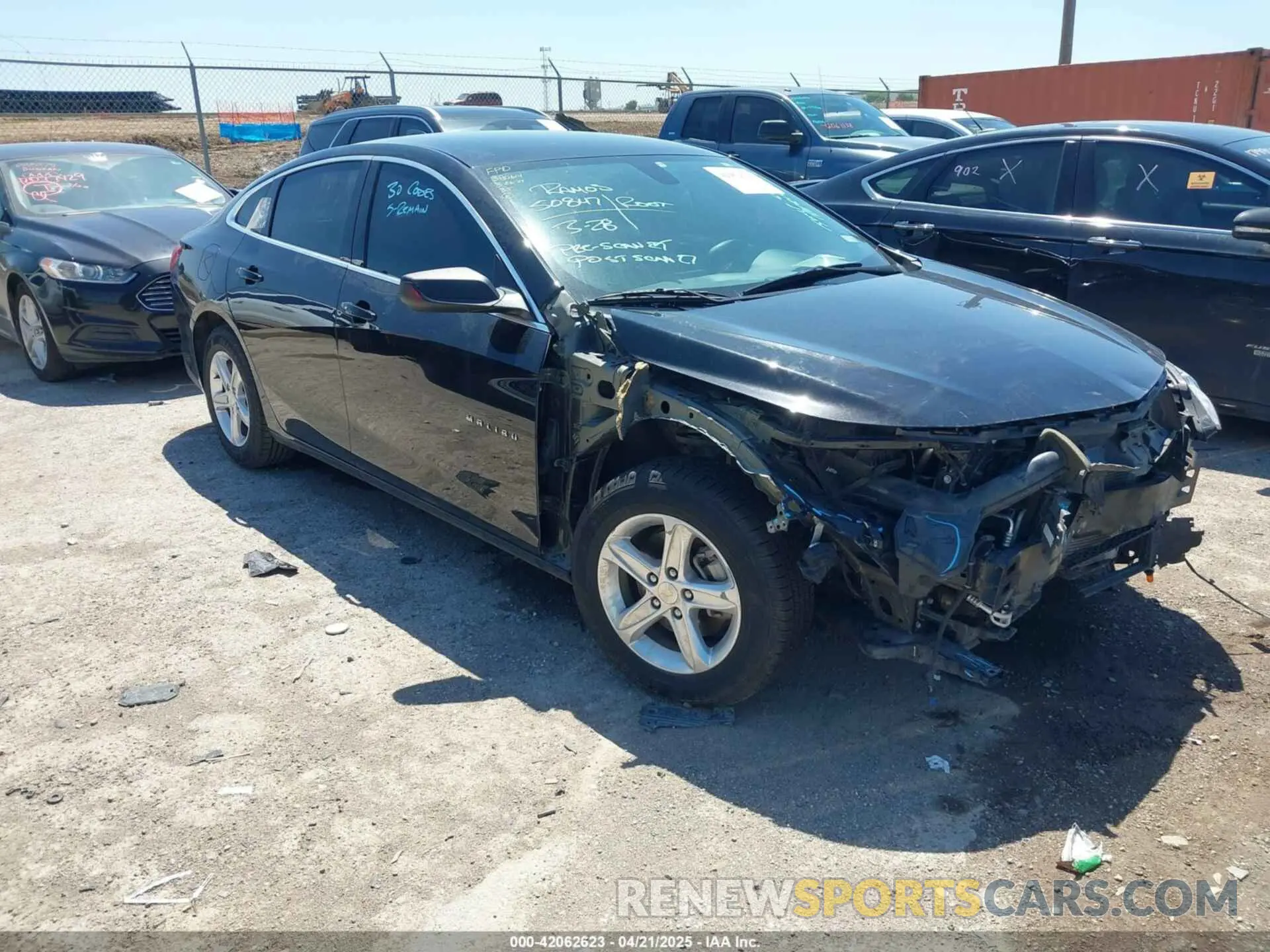 1 fotografías del automóvil dañado 1G1ZB5ST4NF188752 CHEVROLET MALIBU 2022