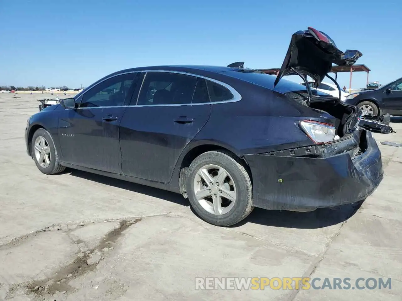 2 fotografías del automóvil dañado 1G1ZB5ST5NF187271 CHEVROLET MALIBU 2022