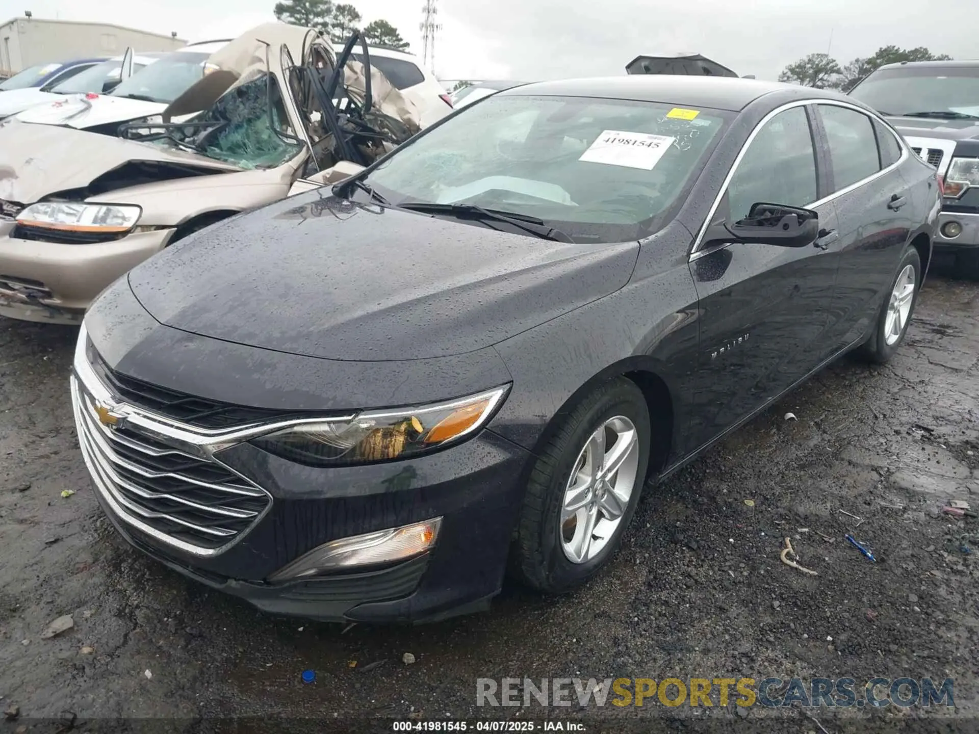 2 fotografías del automóvil dañado 1G1ZB5ST5NF191840 CHEVROLET MALIBU 2022