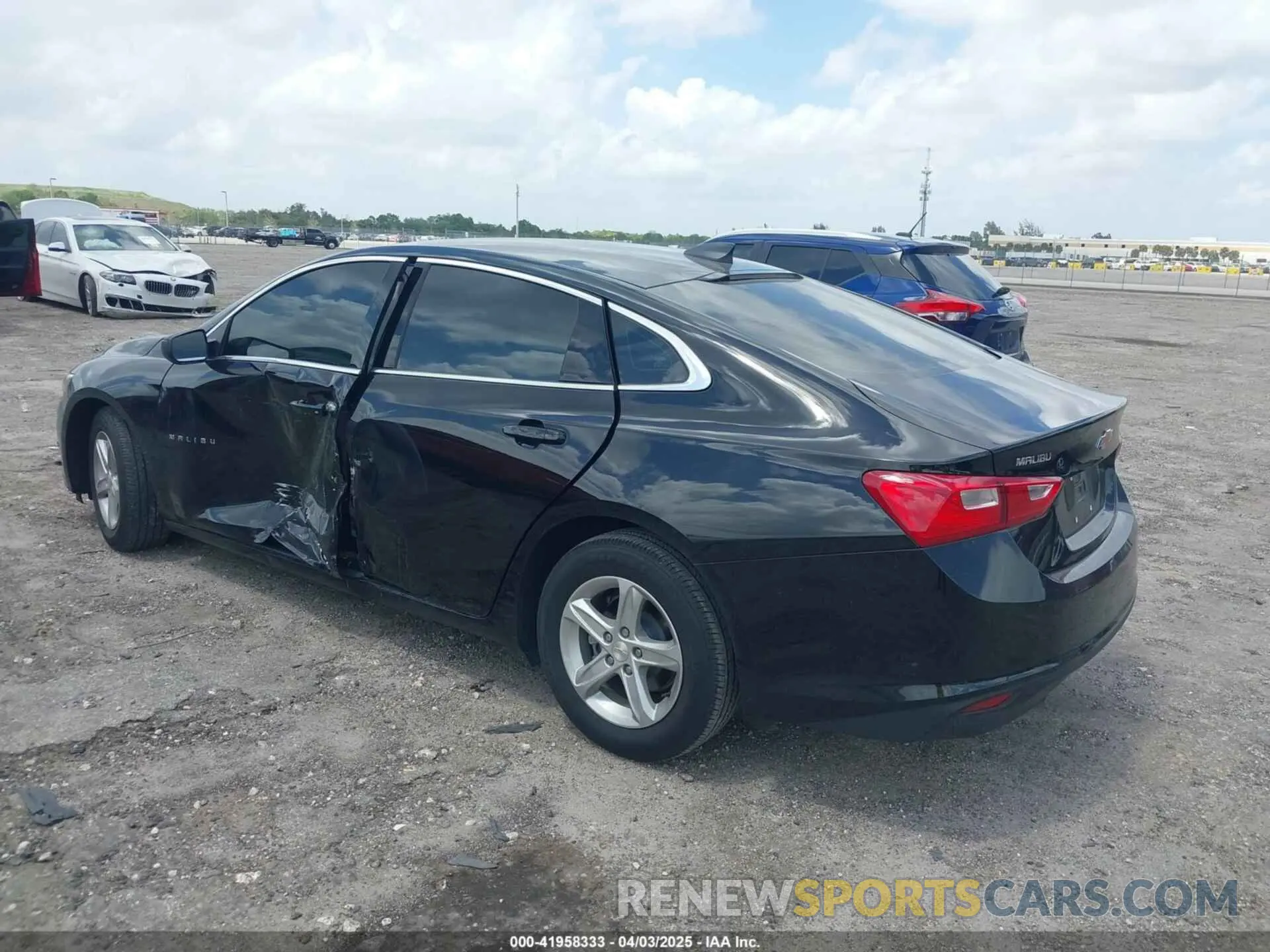 3 fotografías del automóvil dañado 1G1ZB5ST5NF211567 CHEVROLET MALIBU 2022
