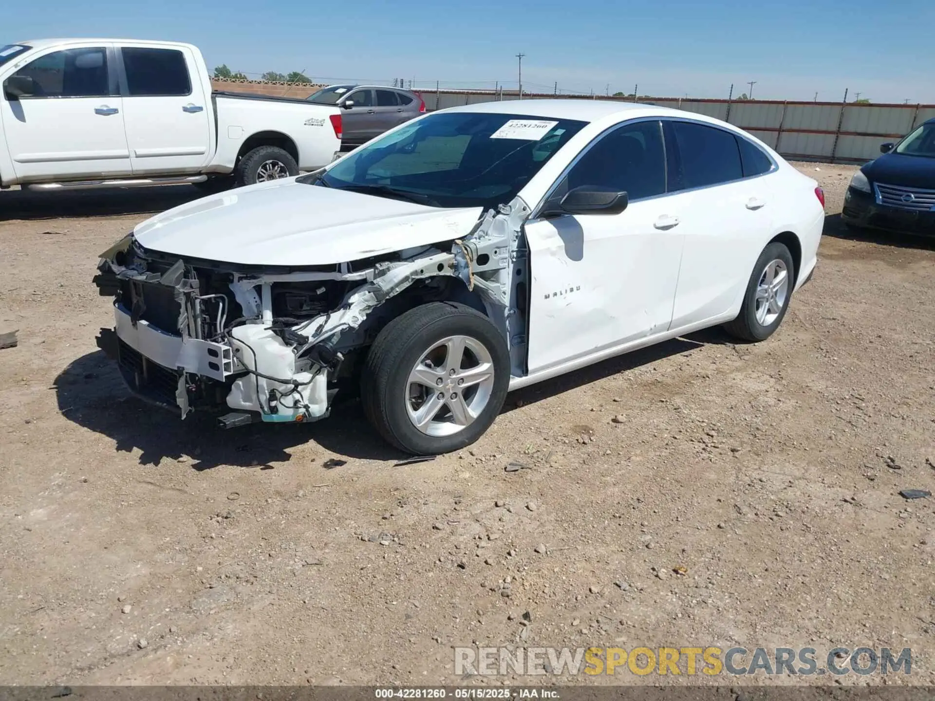 2 fotografías del automóvil dañado 1G1ZB5ST6NF209505 CHEVROLET MALIBU 2022