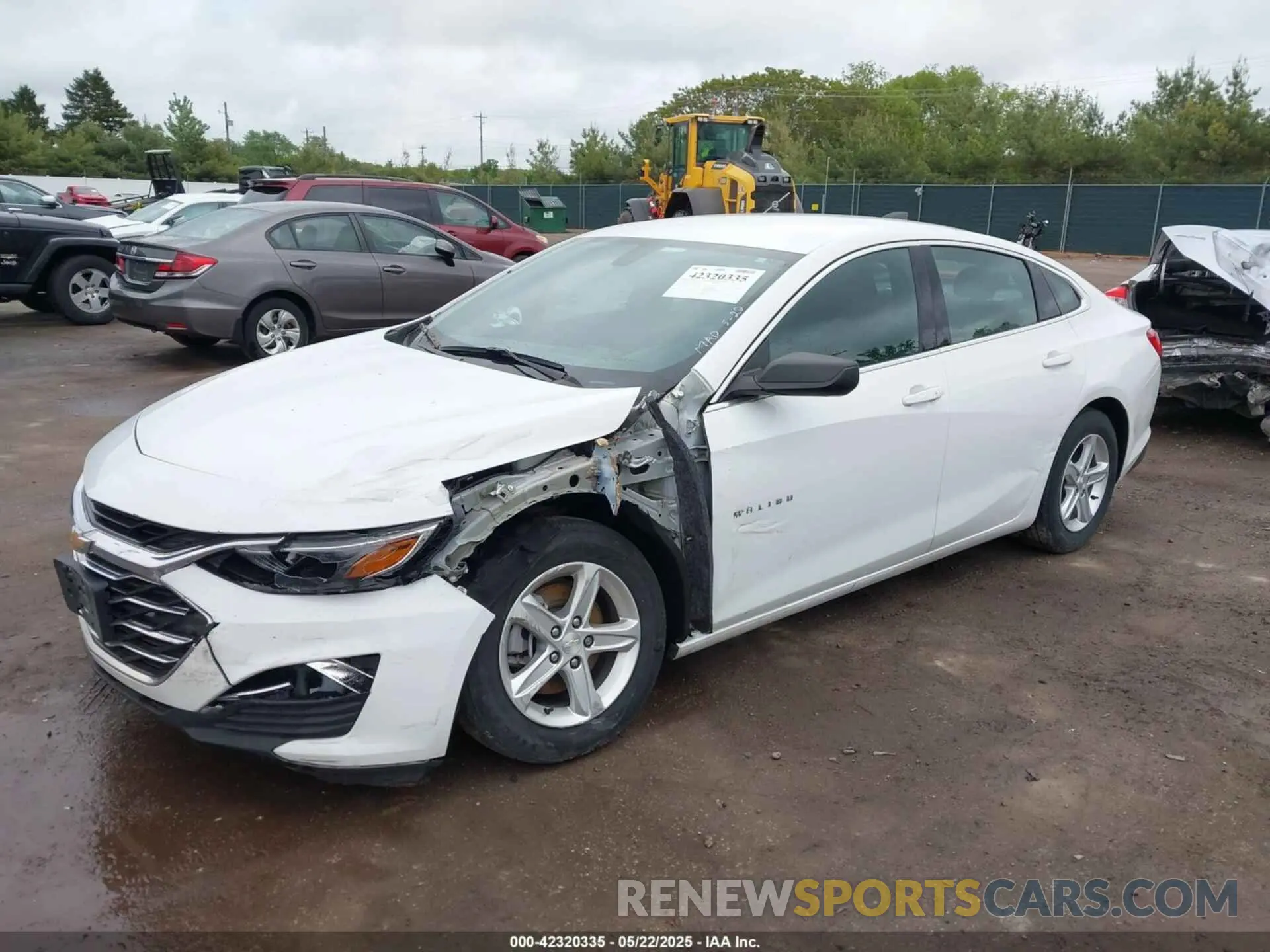 6 fotografías del automóvil dañado 1G1ZB5ST8NF186308 CHEVROLET MALIBU 2022