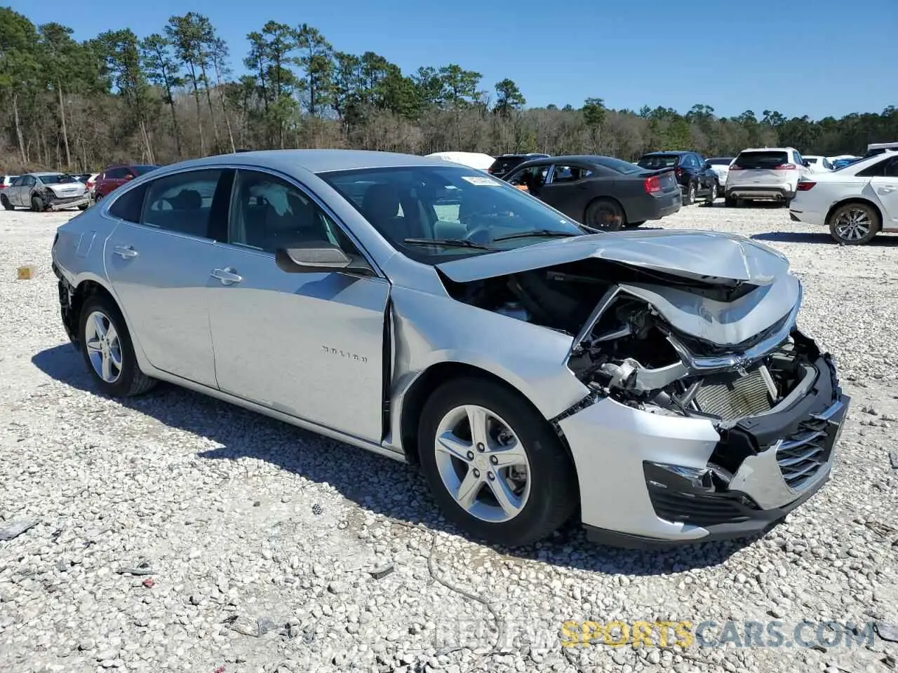 4 fotografías del automóvil dañado 1G1ZC5ST0NF167071 CHEVROLET MALIBU 2022