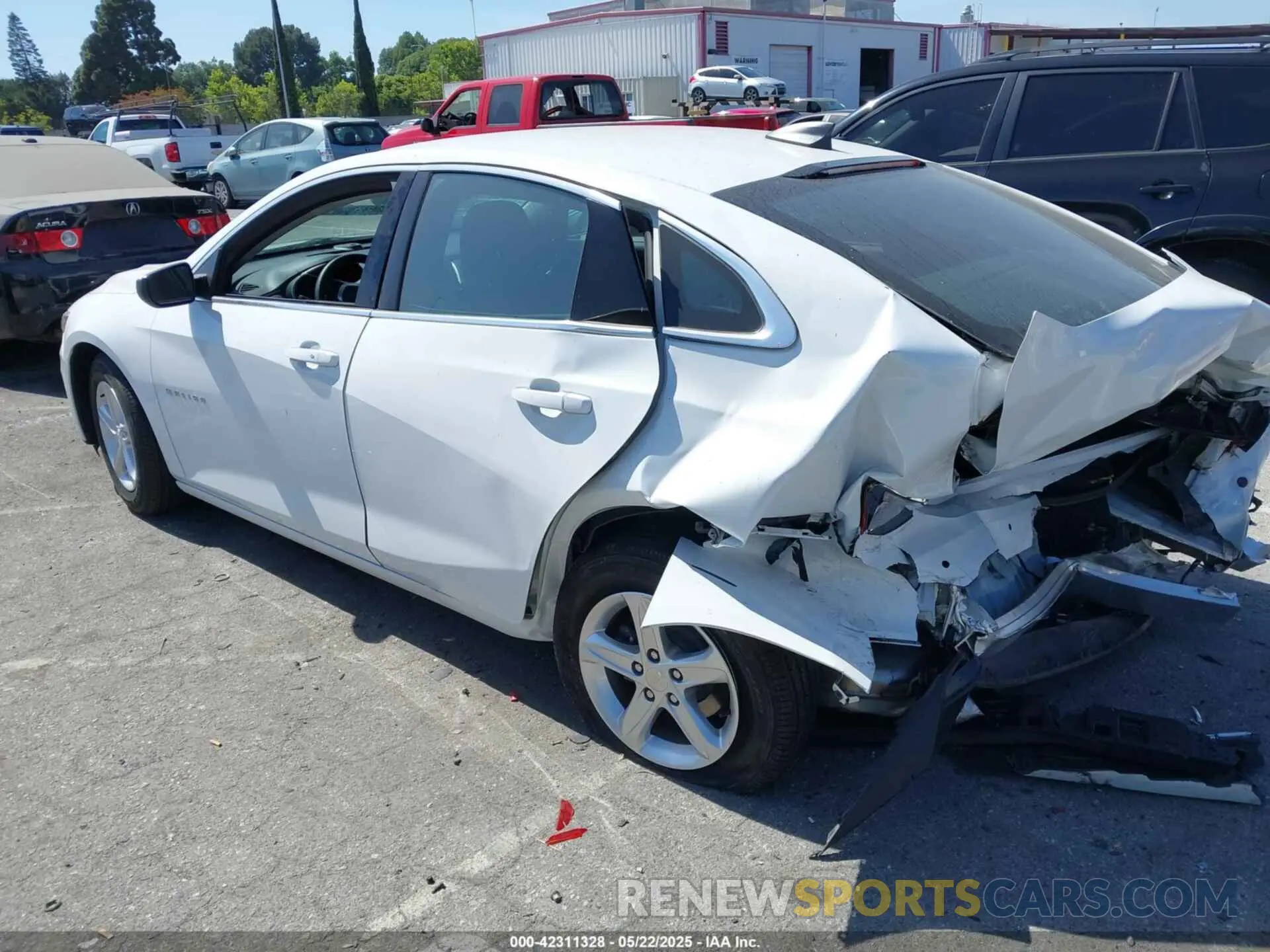3 fotografías del automóvil dañado 1G1ZC5ST0NF186123 CHEVROLET MALIBU 2022