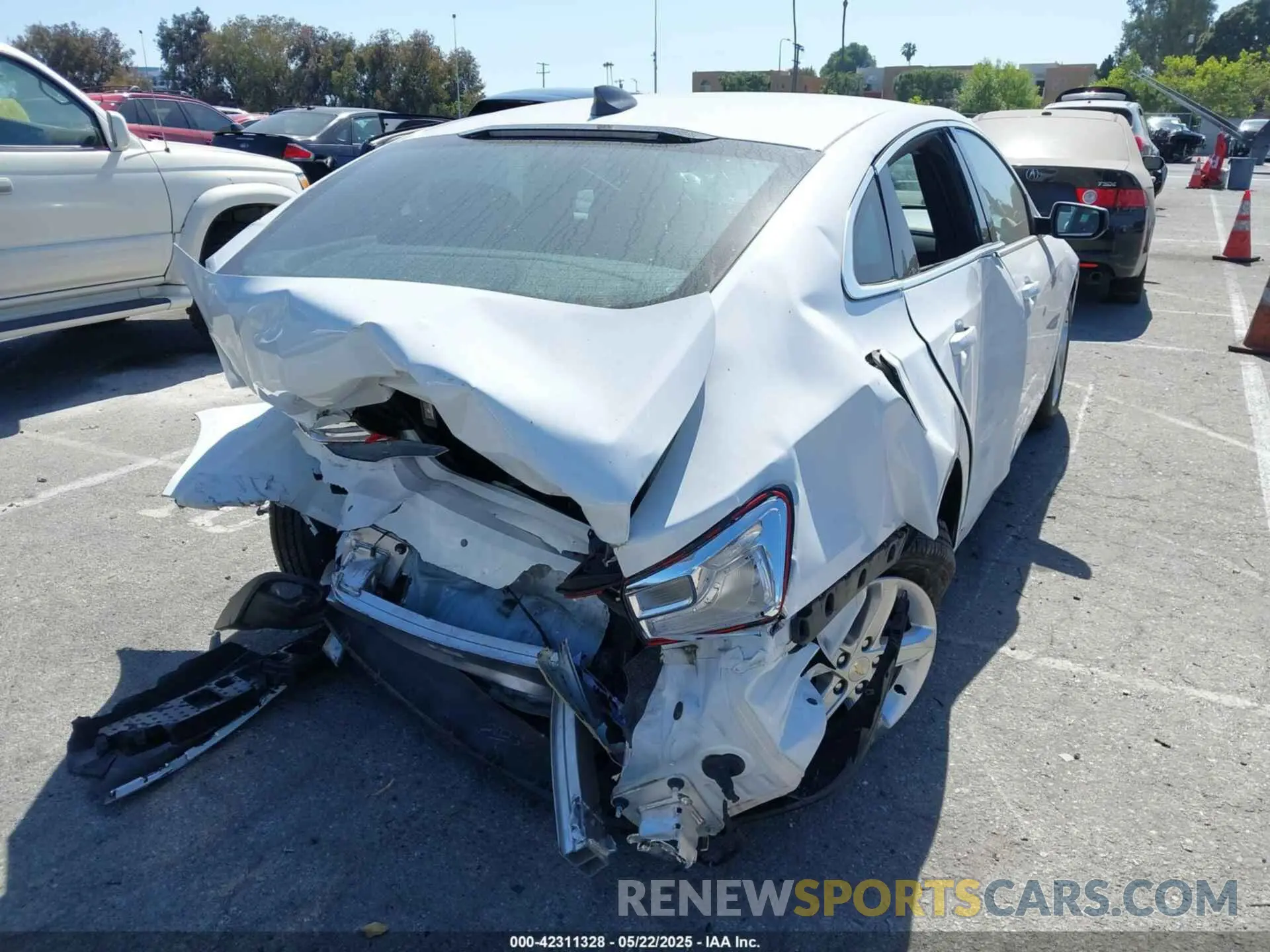 6 fotografías del automóvil dañado 1G1ZC5ST0NF186123 CHEVROLET MALIBU 2022