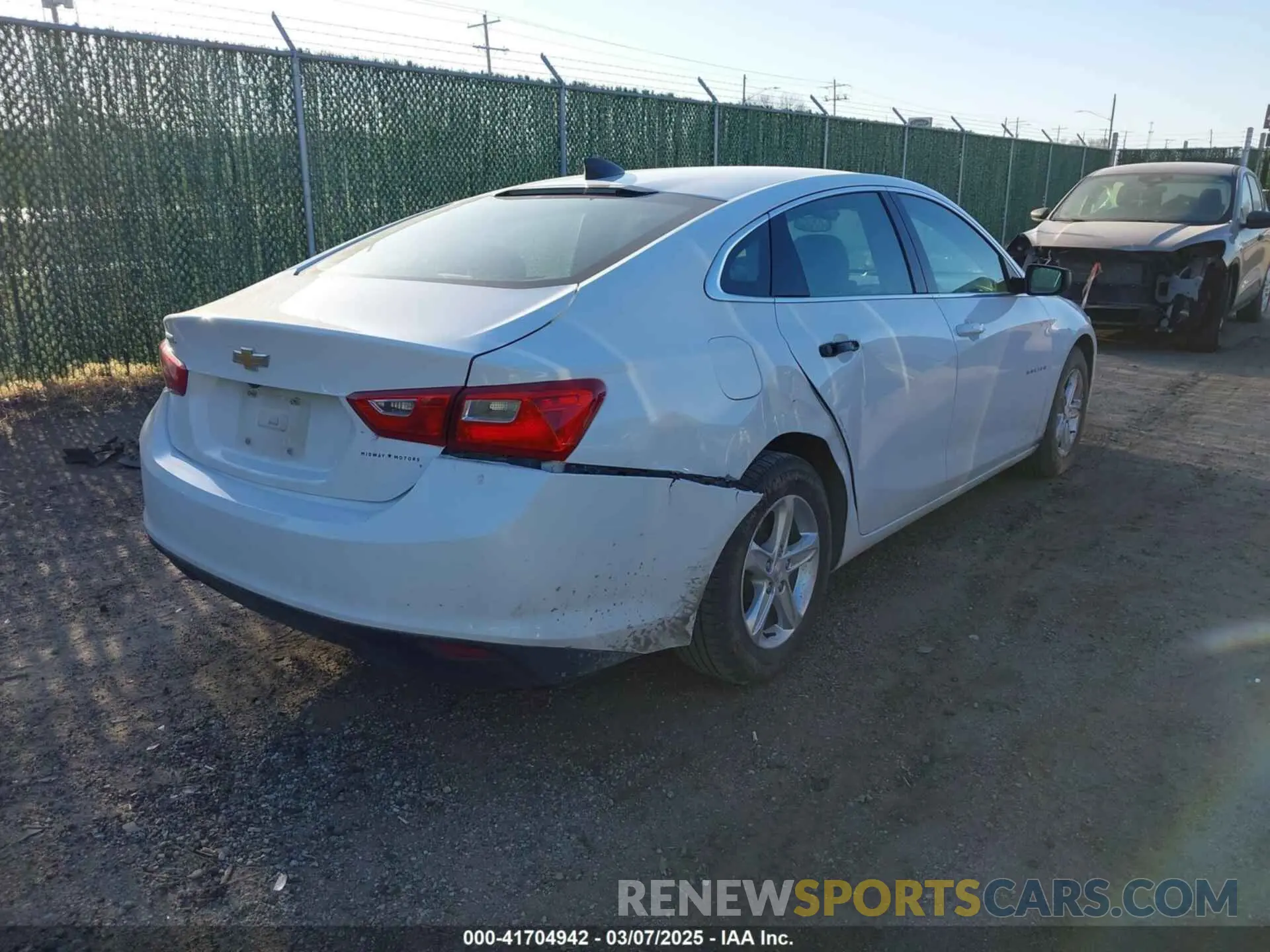 4 fotografías del automóvil dañado 1G1ZC5ST1NF186521 CHEVROLET MALIBU 2022