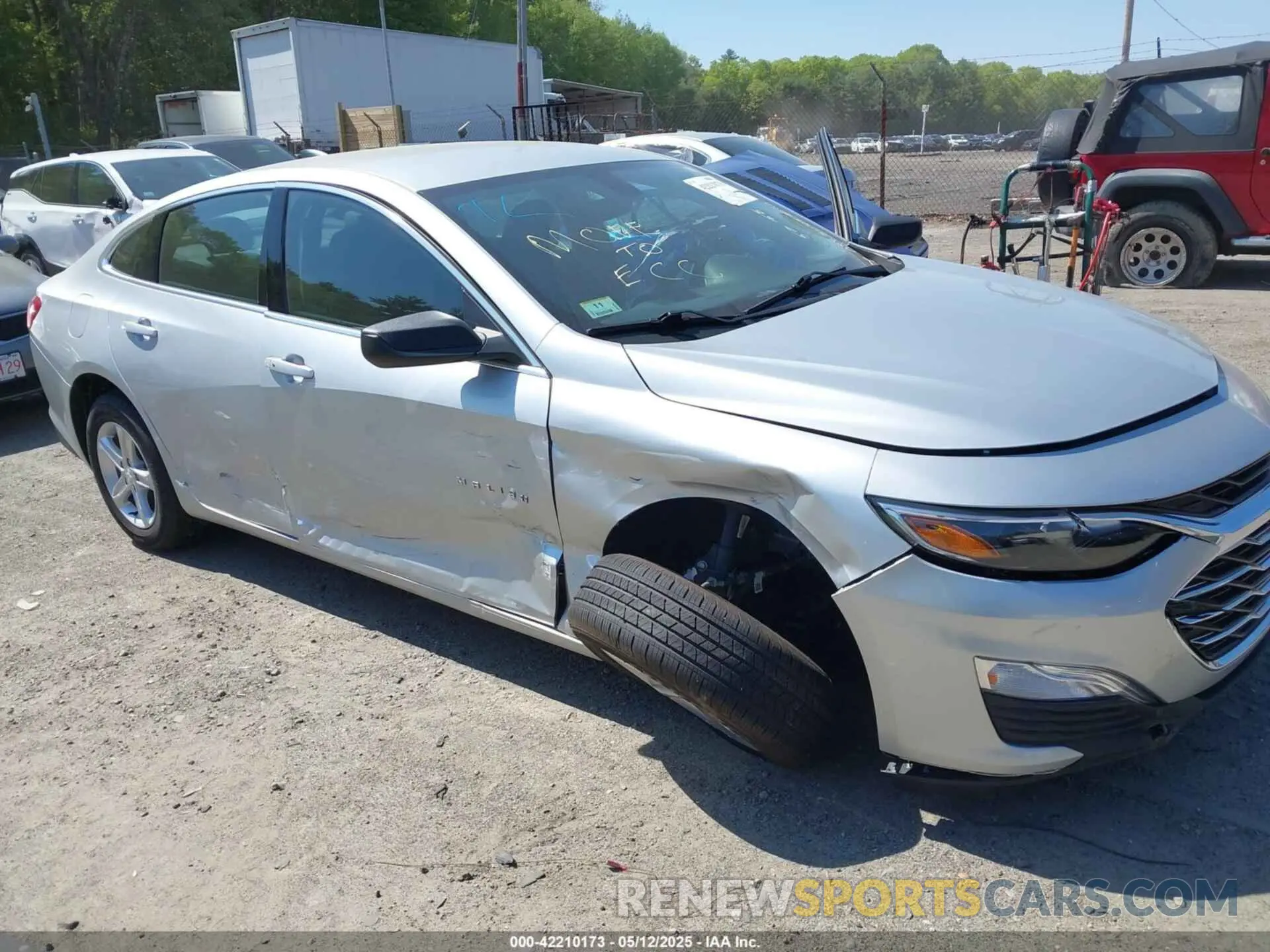 6 fotografías del automóvil dañado 1G1ZC5ST2NF164303 CHEVROLET MALIBU 2022