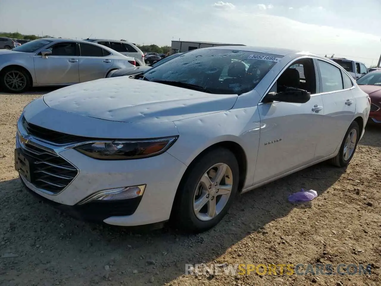 1 fotografías del automóvil dañado 1G1ZC5ST3NF186181 CHEVROLET MALIBU 2022