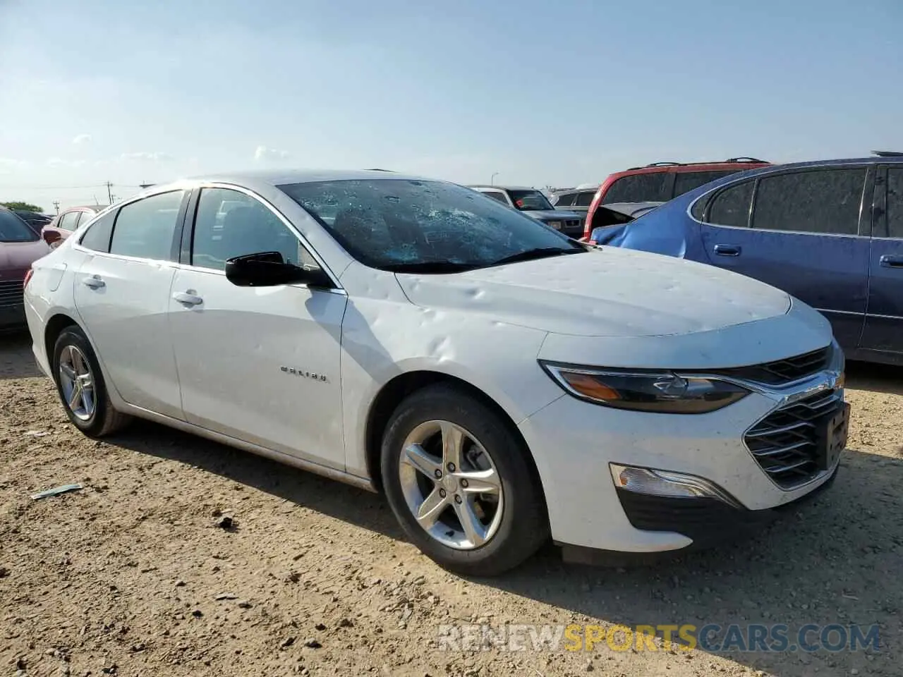 4 fotografías del automóvil dañado 1G1ZC5ST3NF186181 CHEVROLET MALIBU 2022