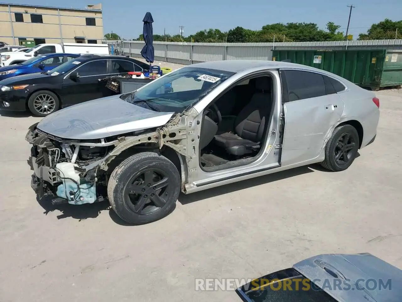 1 fotografías del automóvil dañado 1G1ZC5ST5NF164828 CHEVROLET MALIBU 2022
