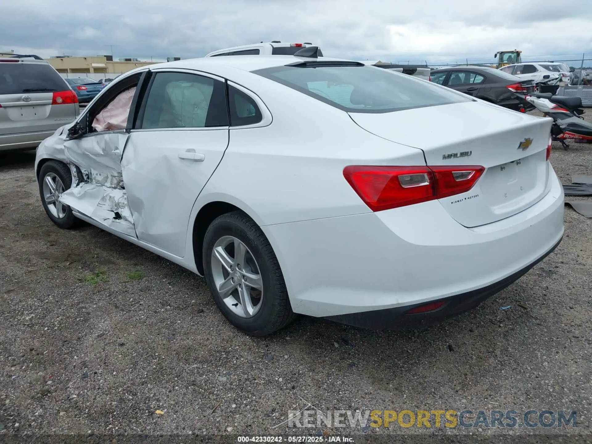3 fotografías del automóvil dañado 1G1ZC5ST7NF179492 CHEVROLET MALIBU 2022