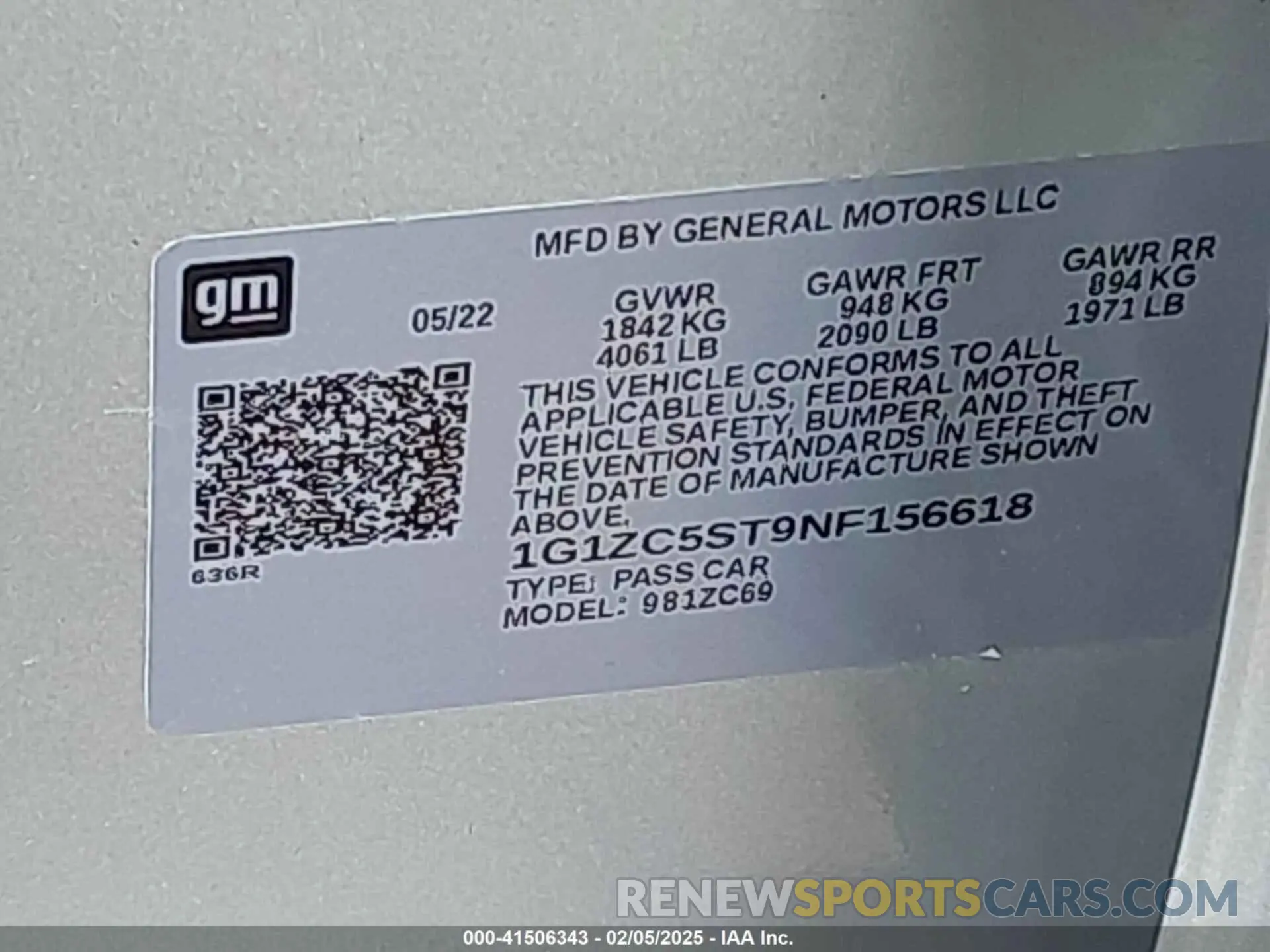 9 fotografías del automóvil dañado 1G1ZC5ST9NF156618 CHEVROLET MALIBU 2022