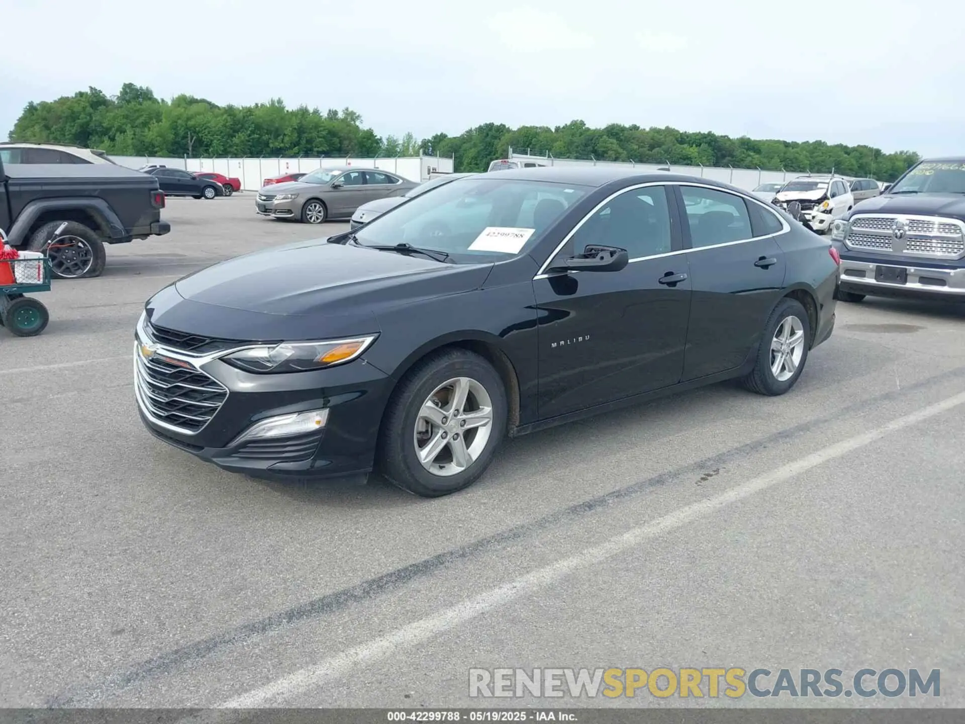 2 fotografías del automóvil dañado 1G1ZC5ST9NF166565 CHEVROLET MALIBU 2022