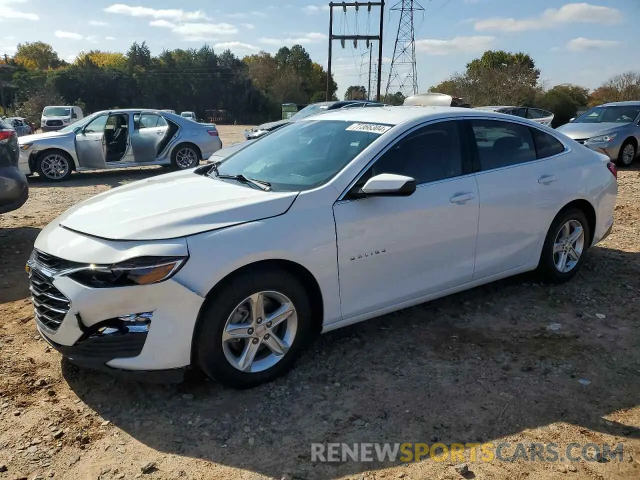 1 fotografías del automóvil dañado 1G1ZC5STXNF186372 CHEVROLET MALIBU 2022