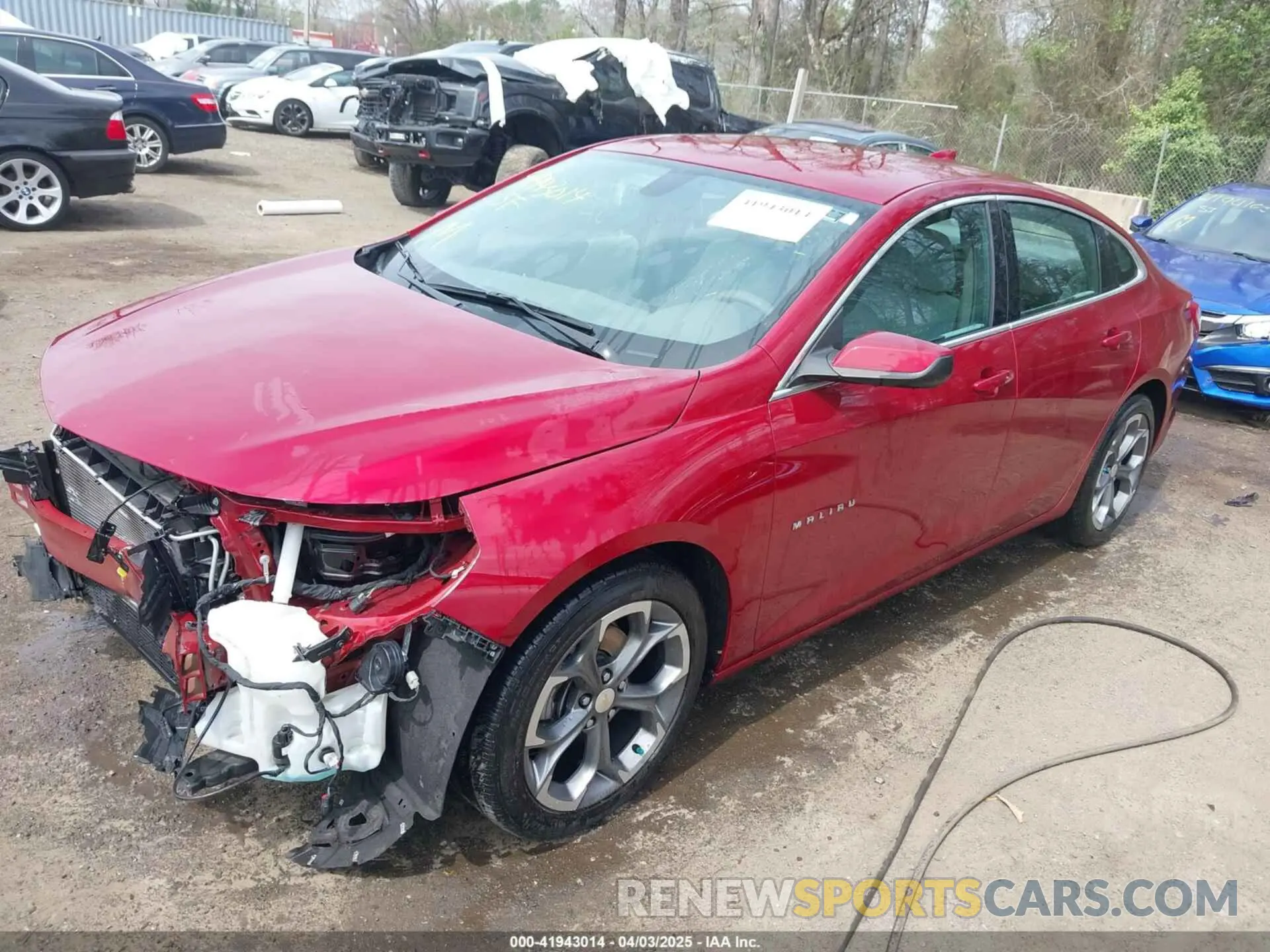2 fotografías del automóvil dañado 1G1ZD5ST0NF103495 CHEVROLET MALIBU 2022
