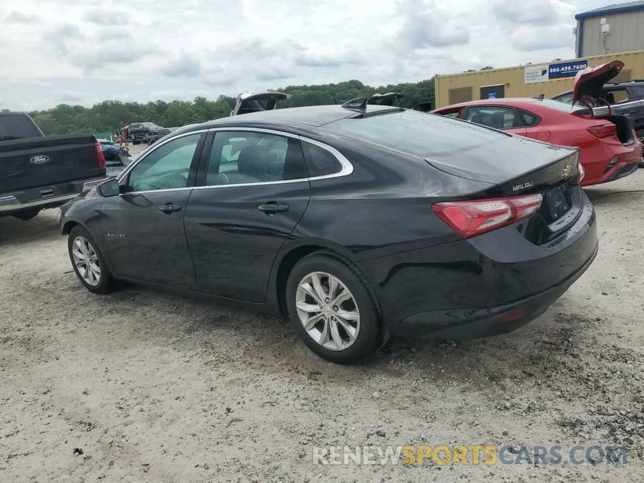 2 fotografías del automóvil dañado 1G1ZD5ST0NF125626 CHEVROLET MALIBU 2022