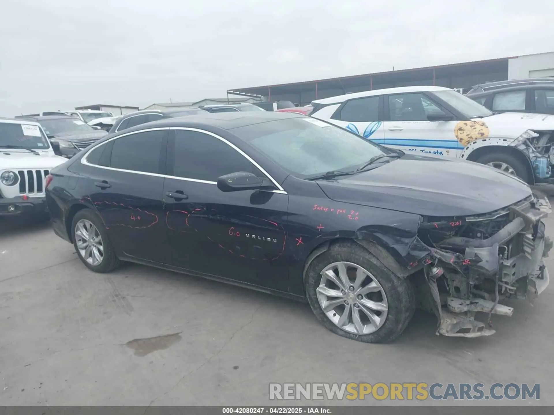 14 fotografías del automóvil dañado 1G1ZD5ST0NF128123 CHEVROLET MALIBU 2022