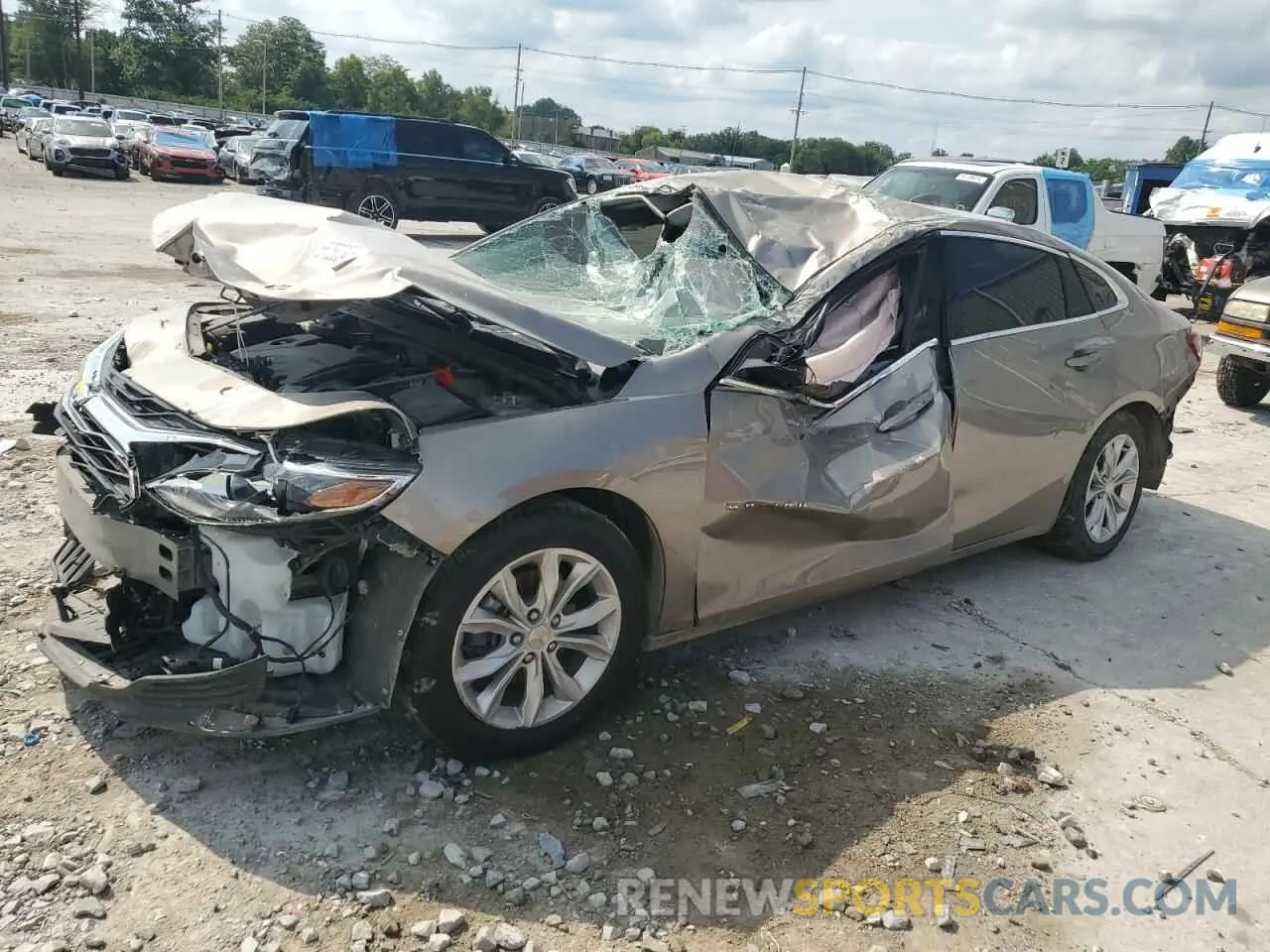 1 fotografías del automóvil dañado 1G1ZD5ST0NF137758 CHEVROLET MALIBU 2022