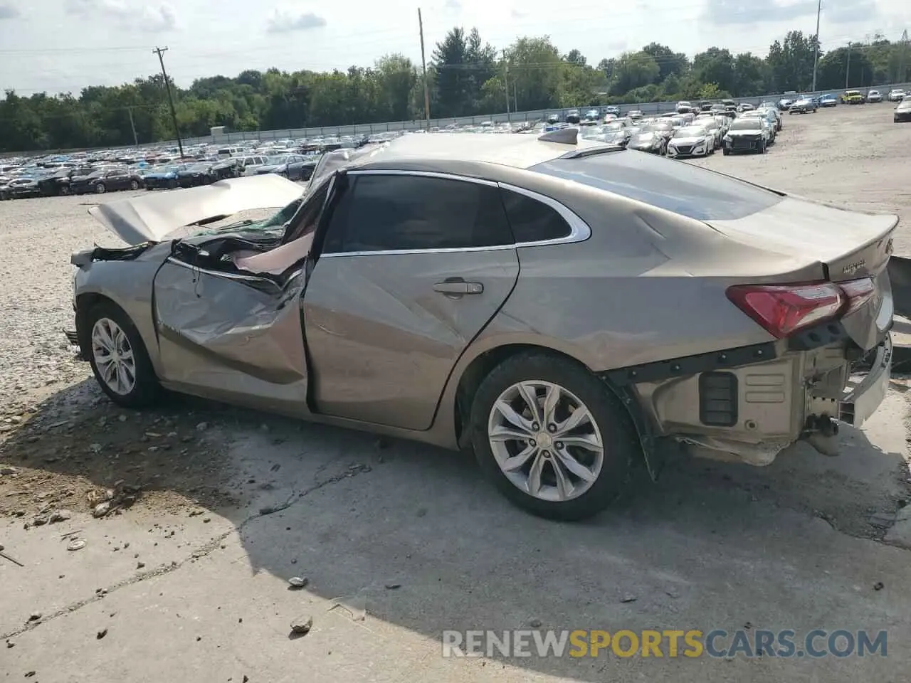 2 fotografías del automóvil dañado 1G1ZD5ST0NF137758 CHEVROLET MALIBU 2022