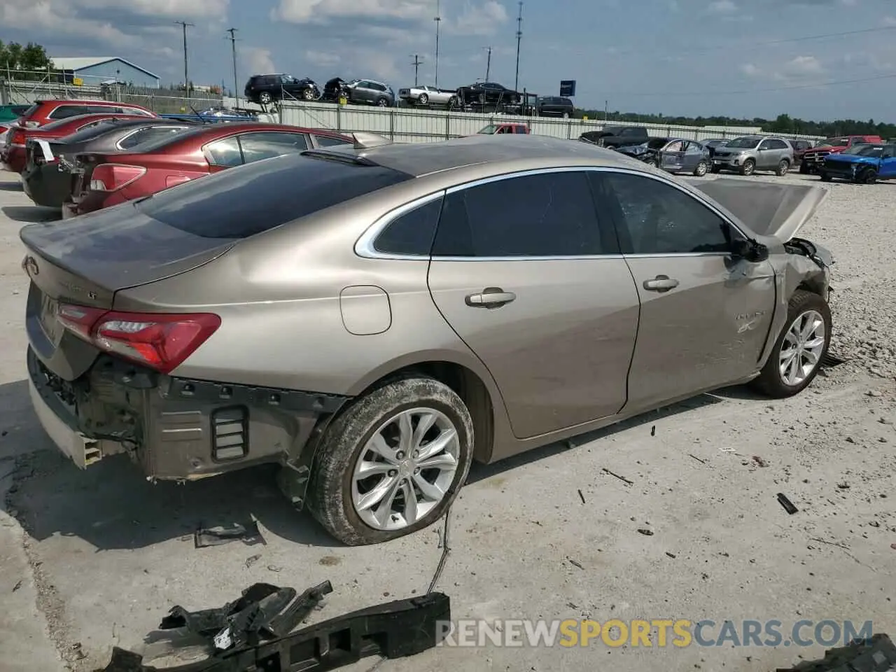 3 fotografías del automóvil dañado 1G1ZD5ST0NF137758 CHEVROLET MALIBU 2022