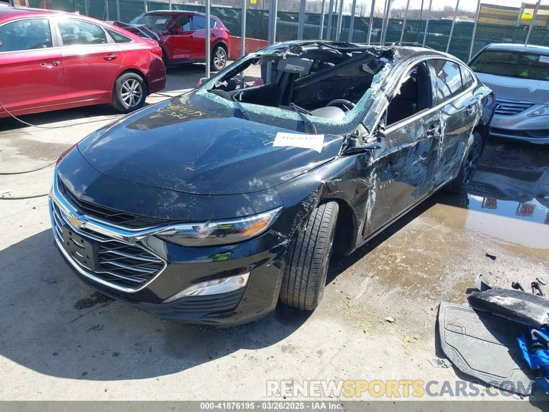 2 fotografías del automóvil dañado 1G1ZD5ST0NF141177 CHEVROLET MALIBU 2022