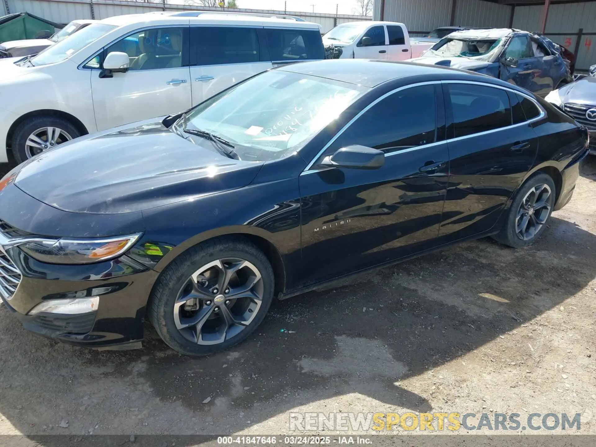 2 fotografías del automóvil dañado 1G1ZD5ST0NF145522 CHEVROLET MALIBU 2022