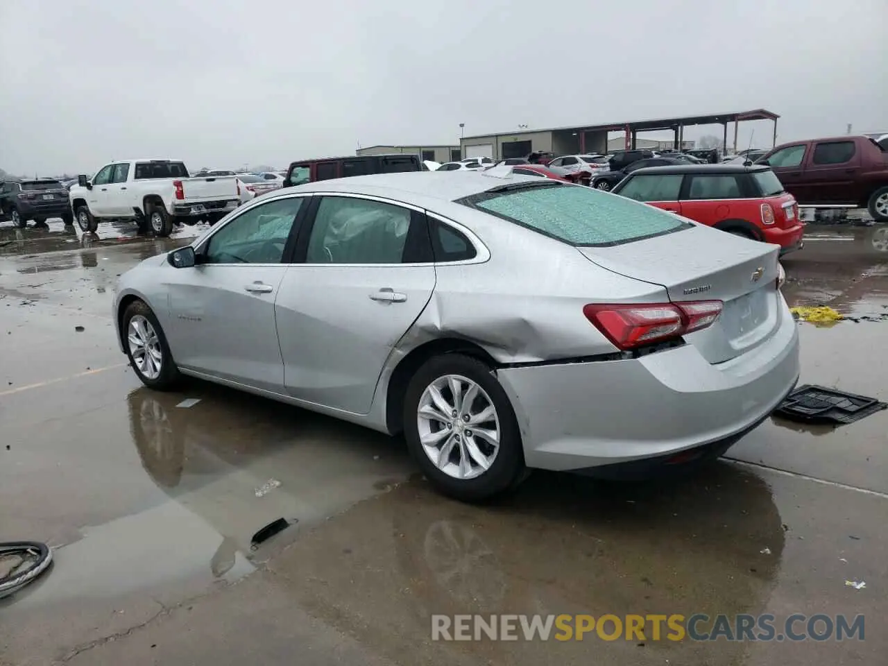 2 fotografías del automóvil dañado 1G1ZD5ST0NF158626 CHEVROLET MALIBU 2022