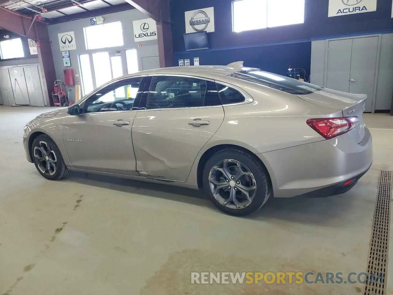2 fotografías del automóvil dañado 1G1ZD5ST0NF165222 CHEVROLET MALIBU 2022