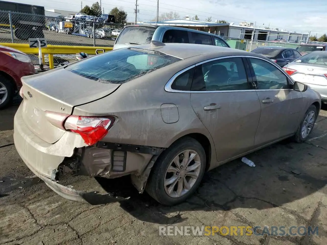 3 fotografías del automóvil dañado 1G1ZD5ST0NF170422 CHEVROLET MALIBU 2022