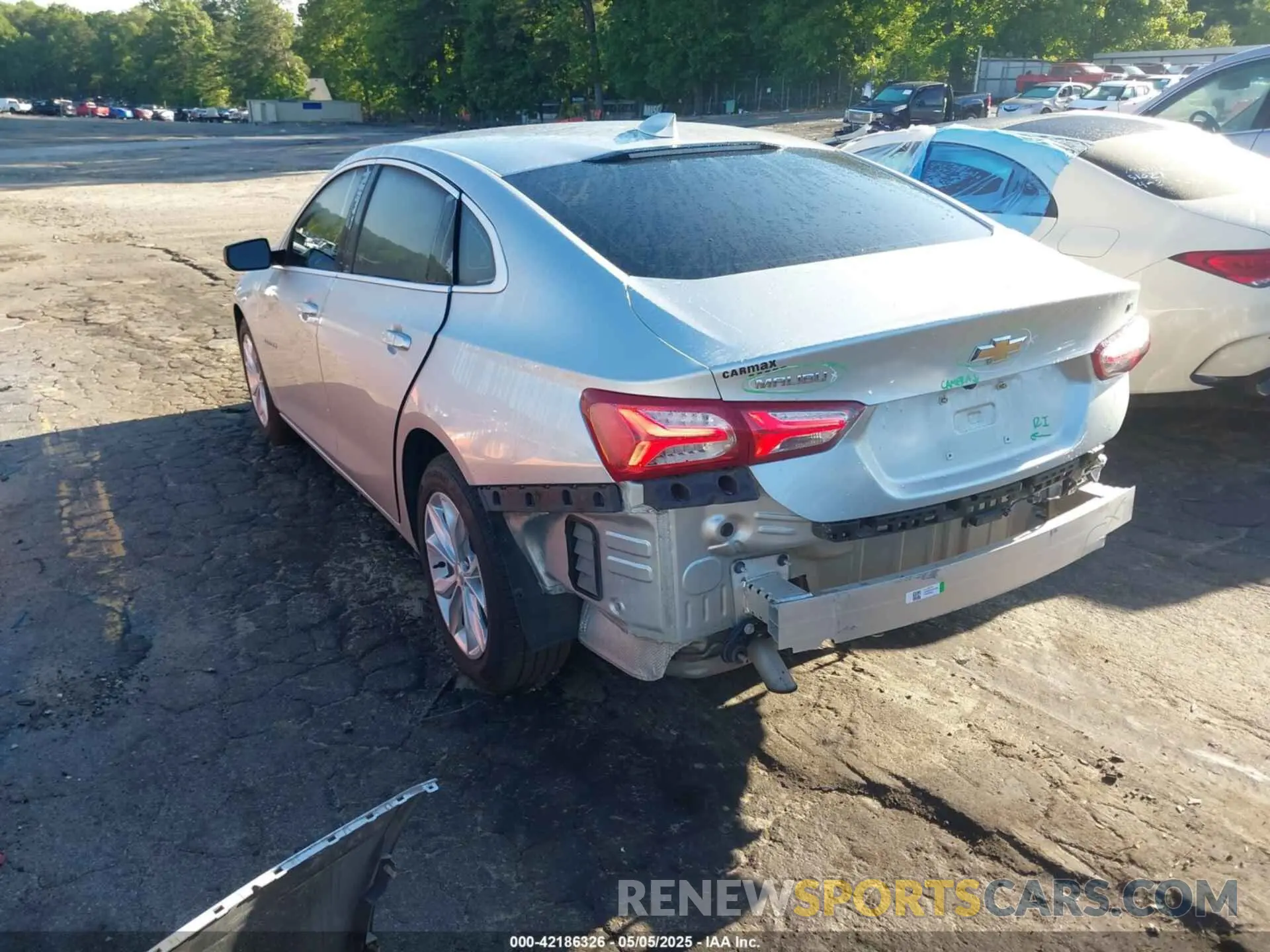 3 fotografías del automóvil dañado 1G1ZD5ST1NF124453 CHEVROLET MALIBU 2022
