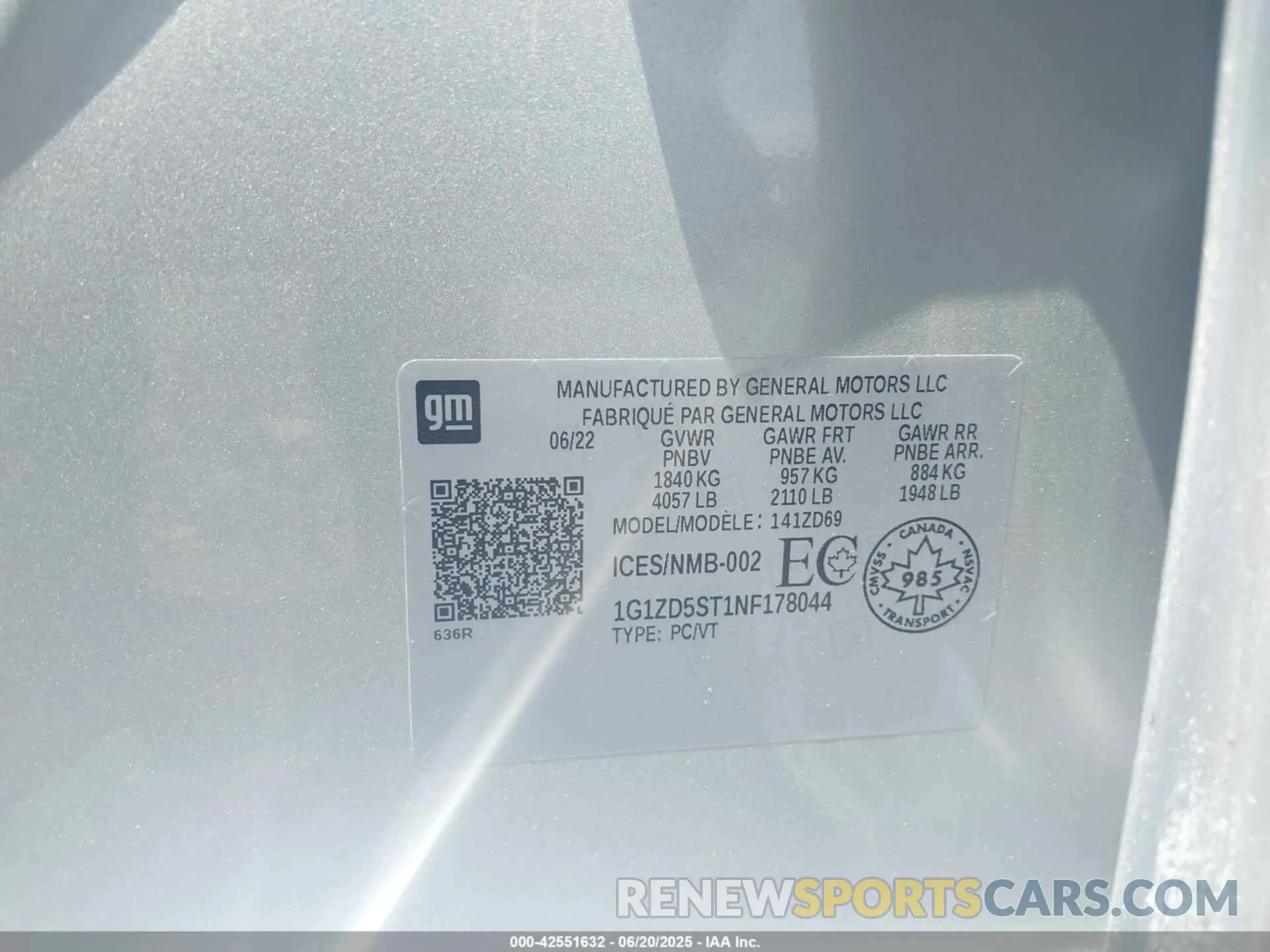 9 fotografías del automóvil dañado 1G1ZD5ST1NF178044 CHEVROLET MALIBU 2022