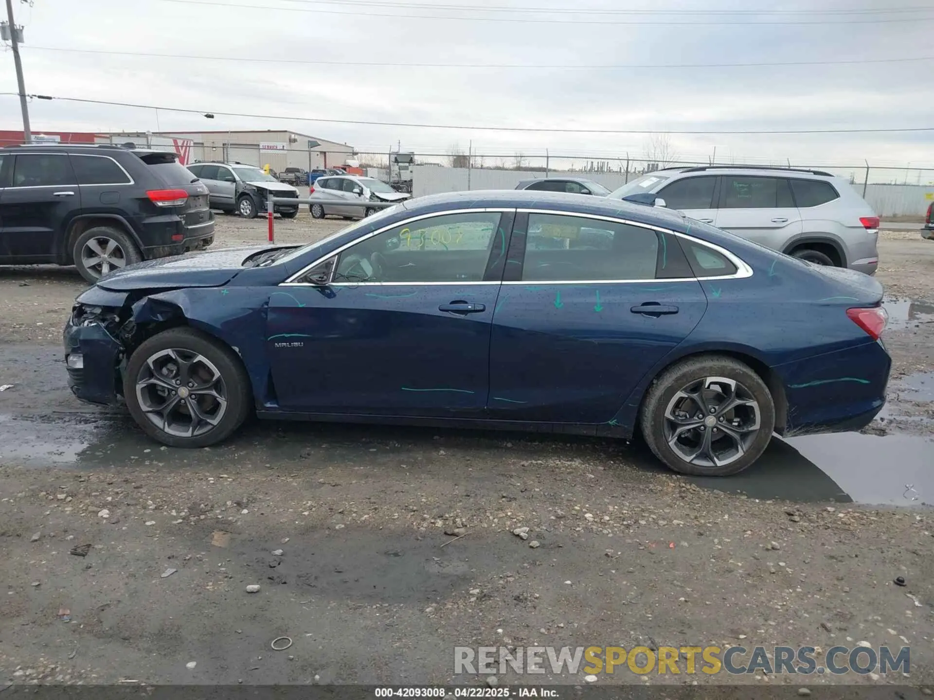 14 fotografías del automóvil dañado 1G1ZD5ST1NF180800 CHEVROLET MALIBU 2022