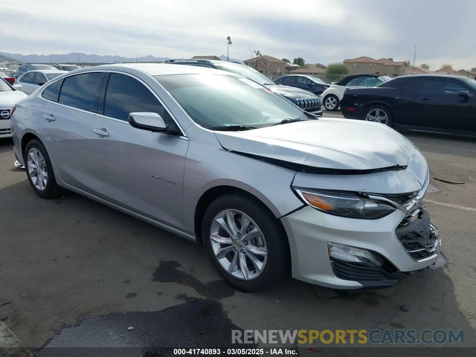 1 fotografías del automóvil dañado 1G1ZD5ST2NF110447 CHEVROLET MALIBU 2022