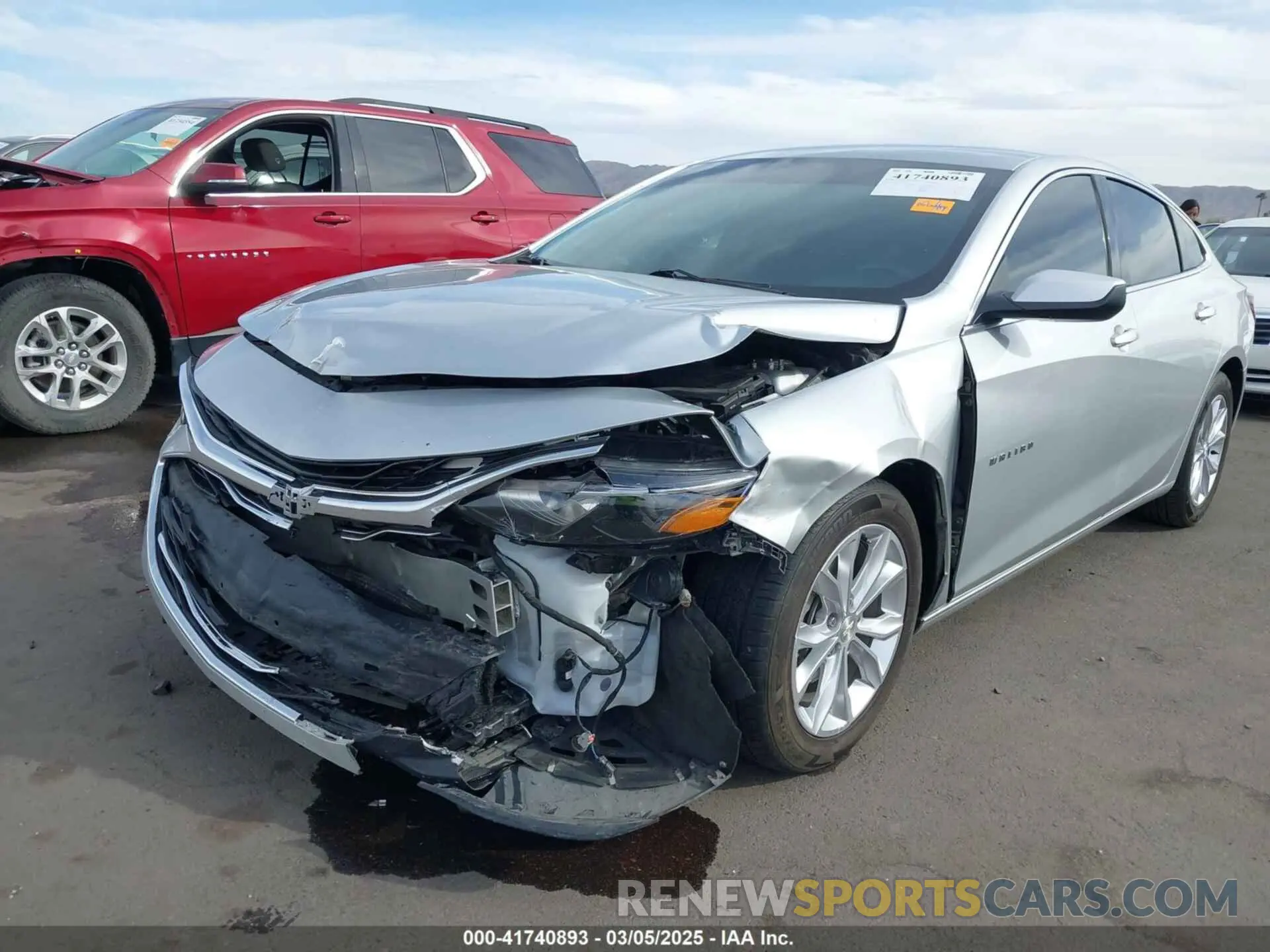 6 fotografías del automóvil dañado 1G1ZD5ST2NF110447 CHEVROLET MALIBU 2022