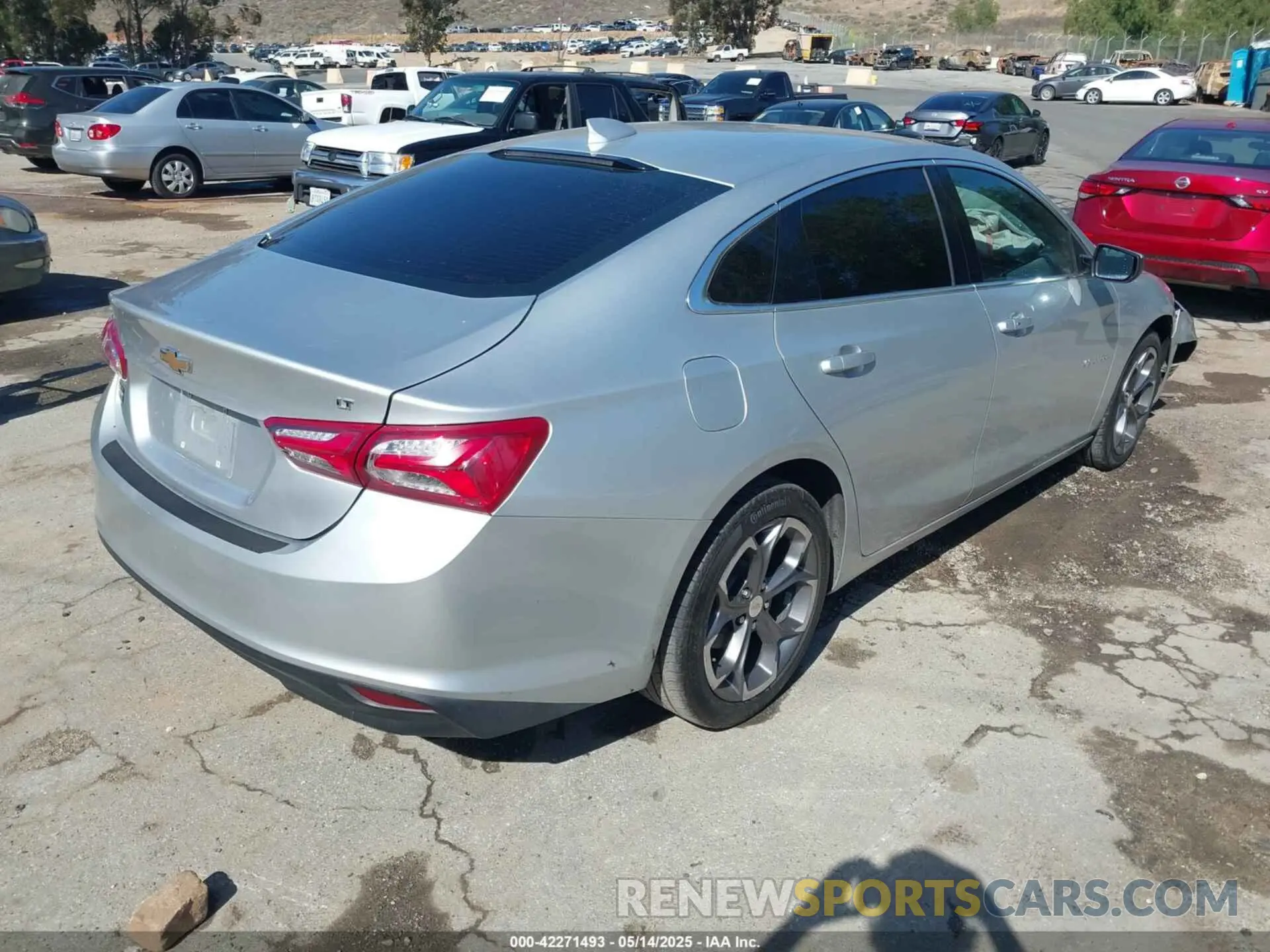 4 fotografías del automóvil dañado 1G1ZD5ST2NF112893 CHEVROLET MALIBU 2022