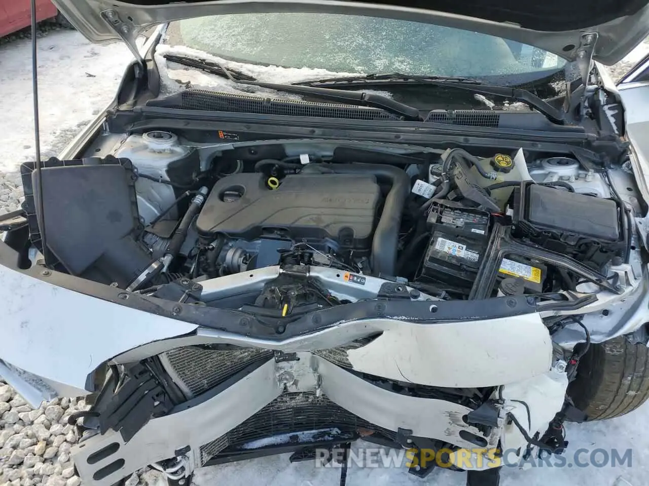 11 fotografías del automóvil dañado 1G1ZD5ST2NF116801 CHEVROLET MALIBU 2022